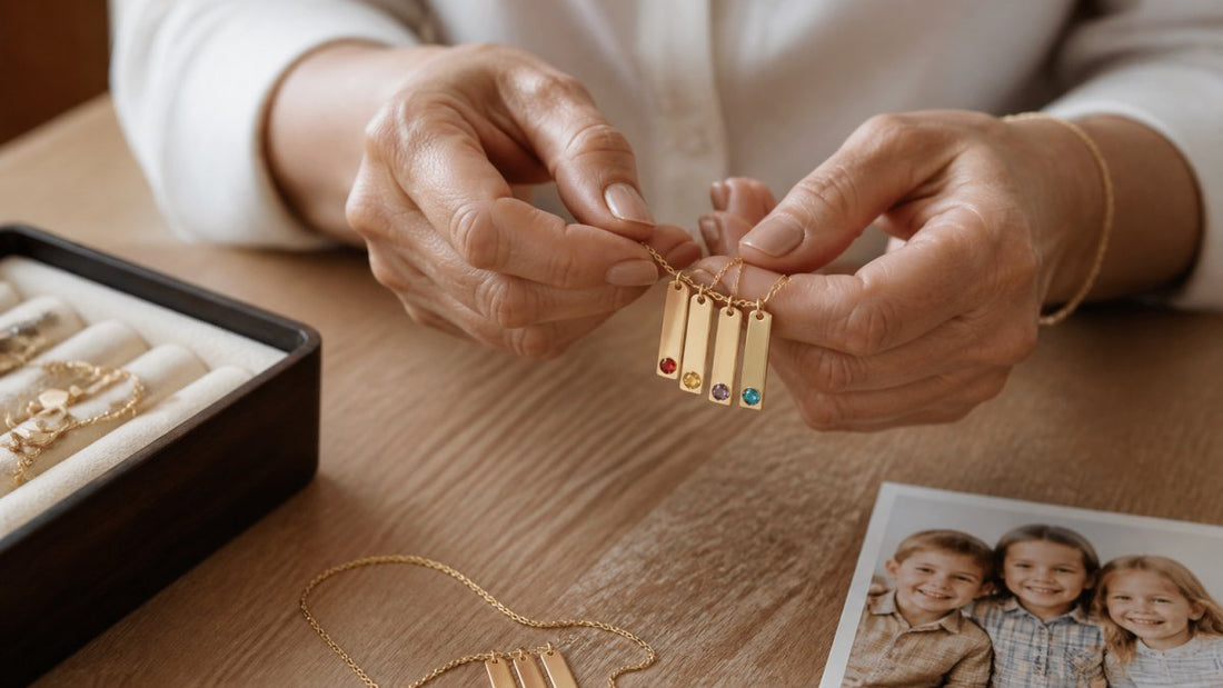 How Do You Personalize Jewelry With Grandchildren's Names?