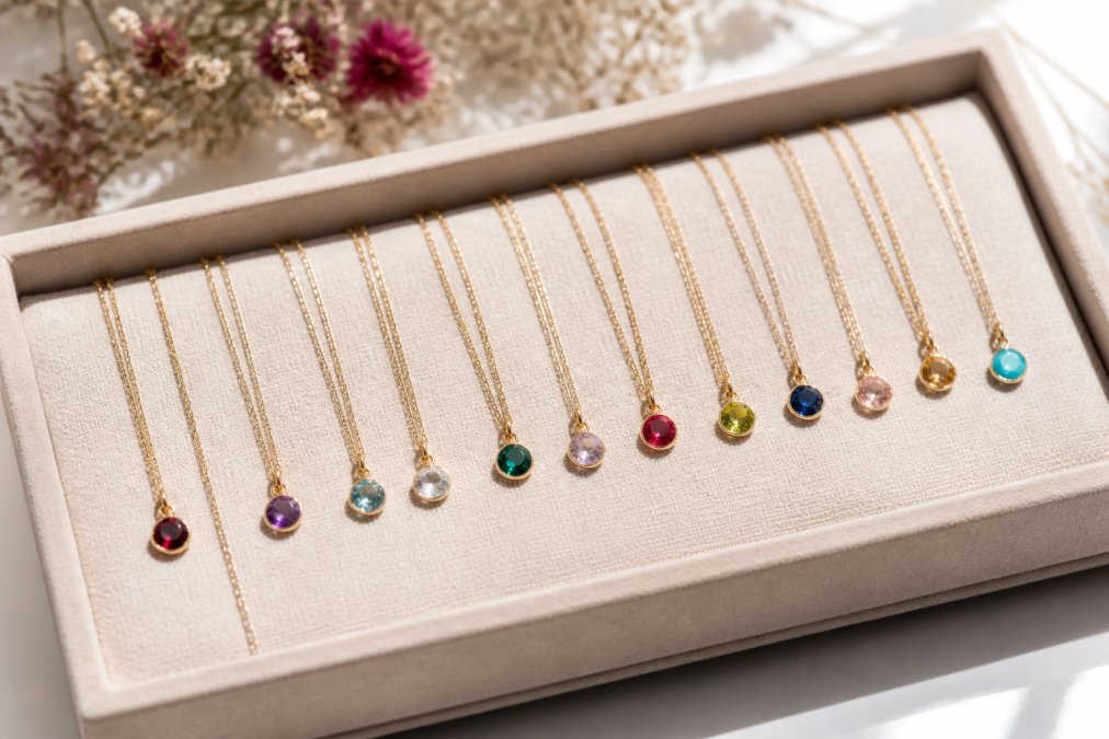 Personalized Birthstone Necklace Gift Guide for Her