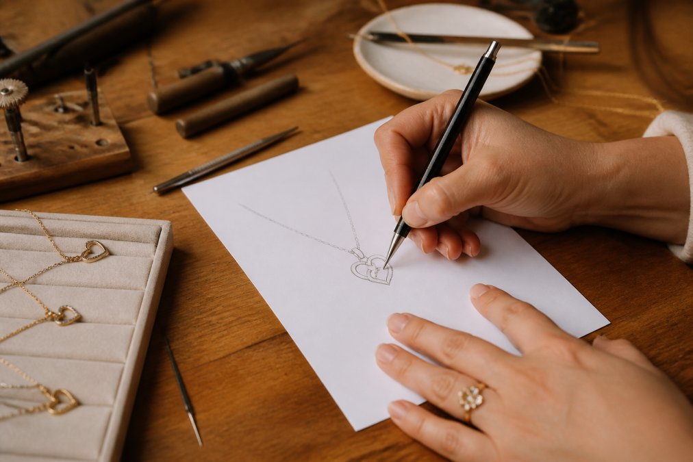 Unique Custom Necklace Designs for Wedding Anniversaries