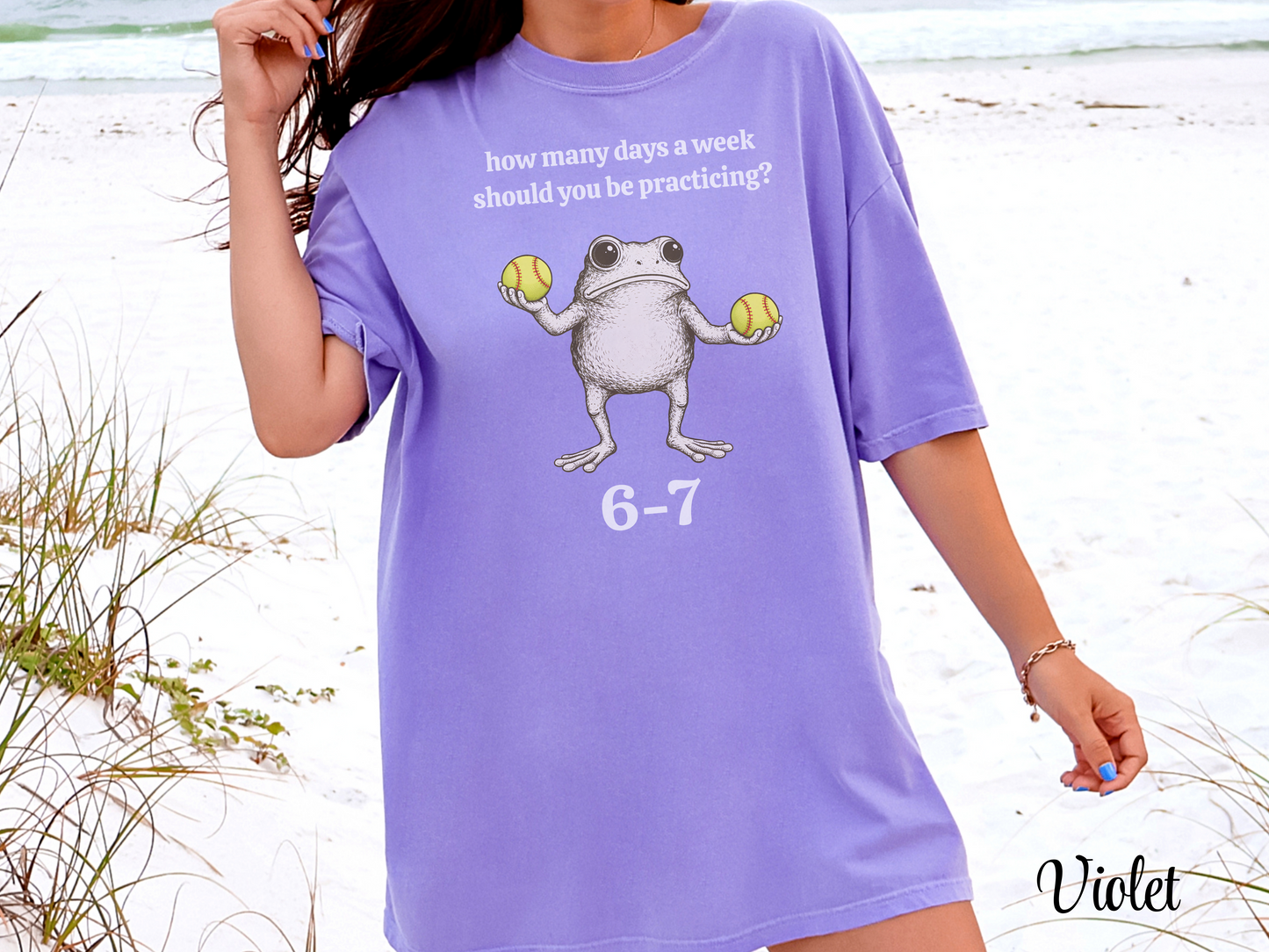 Funny Softball Shirt 6–7 Reps Practice Tee | Softball Humor T Shirt | Softball Player Shirt | Softball Gift