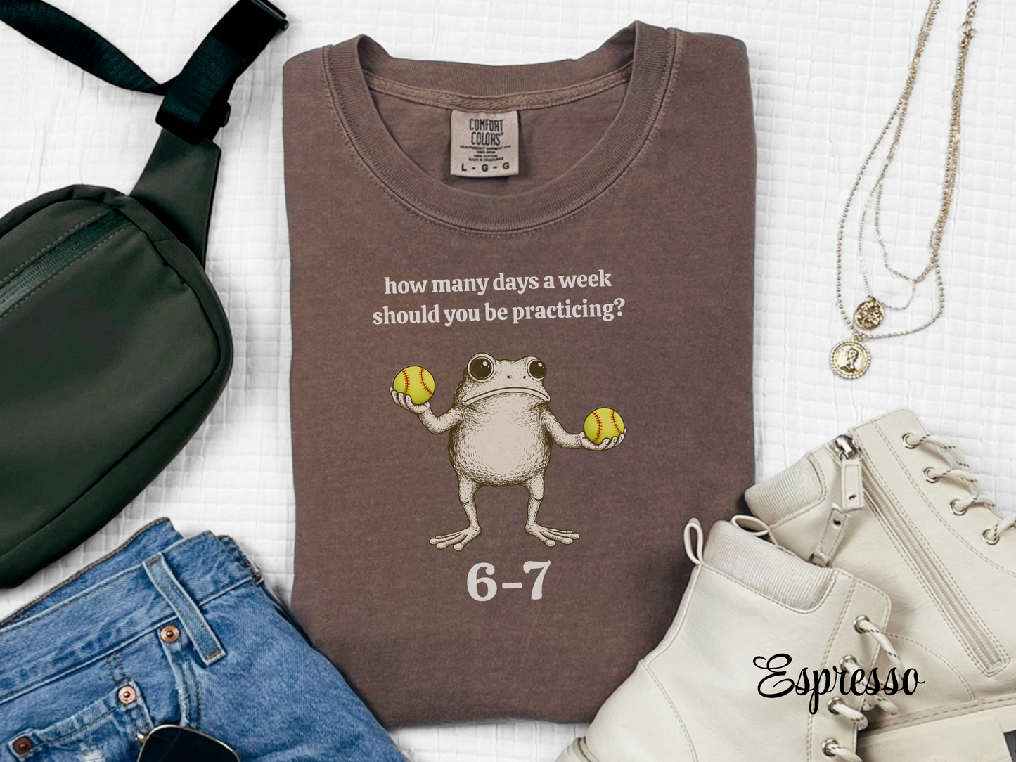 Funny Softball Shirt 6–7 Reps Practice Tee | Softball Humor T Shirt | Softball Player Shirt | Softball Gift