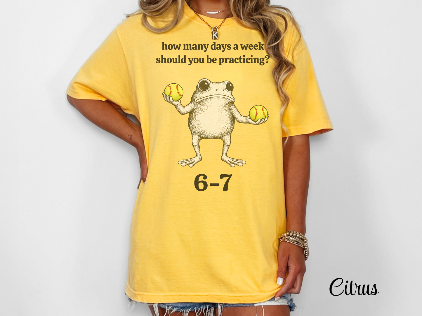 Funny Softball Shirt 6–7 Reps Practice Tee | Softball Humor T Shirt | Softball Player Shirt | Softball Gift