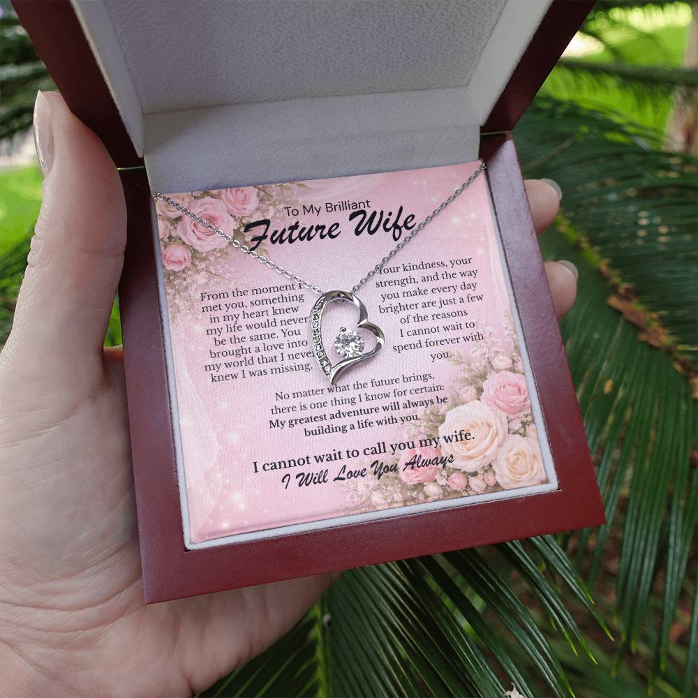 To My Brilliant Future Wife – You Are My Greatest Blessing 💖 | Romantic Necklace Gift