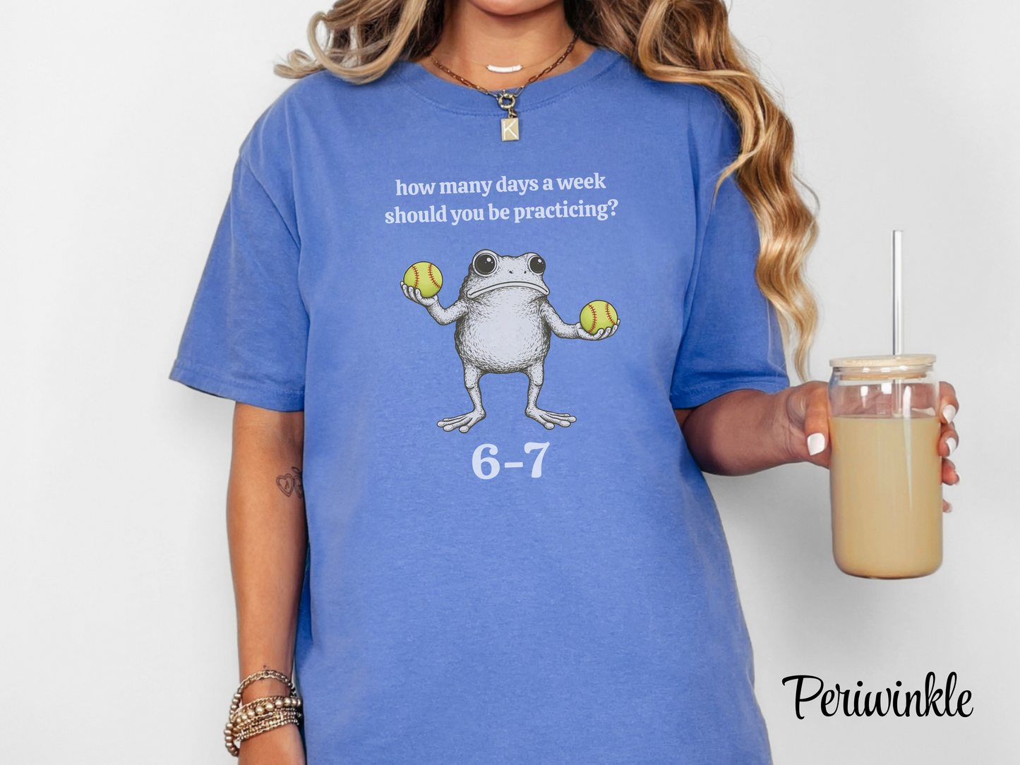 Funny Softball Shirt 6–7 Reps Practice Tee | Softball Humor T Shirt | Softball Player Shirt | Softball Gift