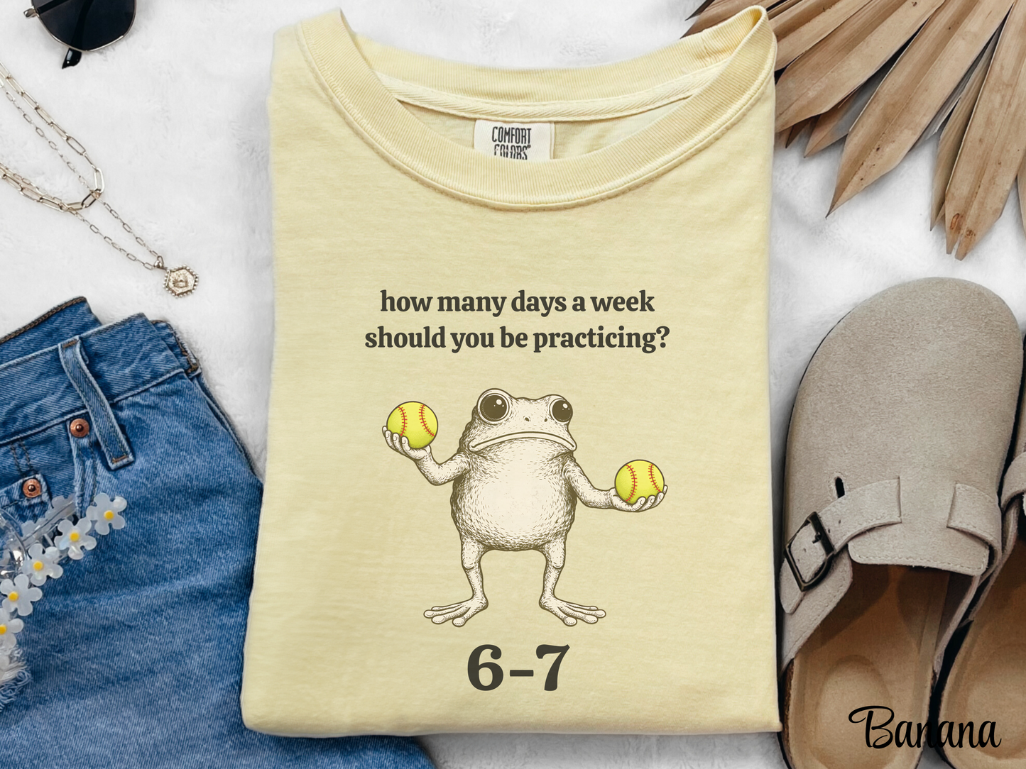 Funny Softball Shirt 6–7 Reps Practice Tee | Softball Humor T Shirt | Softball Player Shirt | Softball Gift