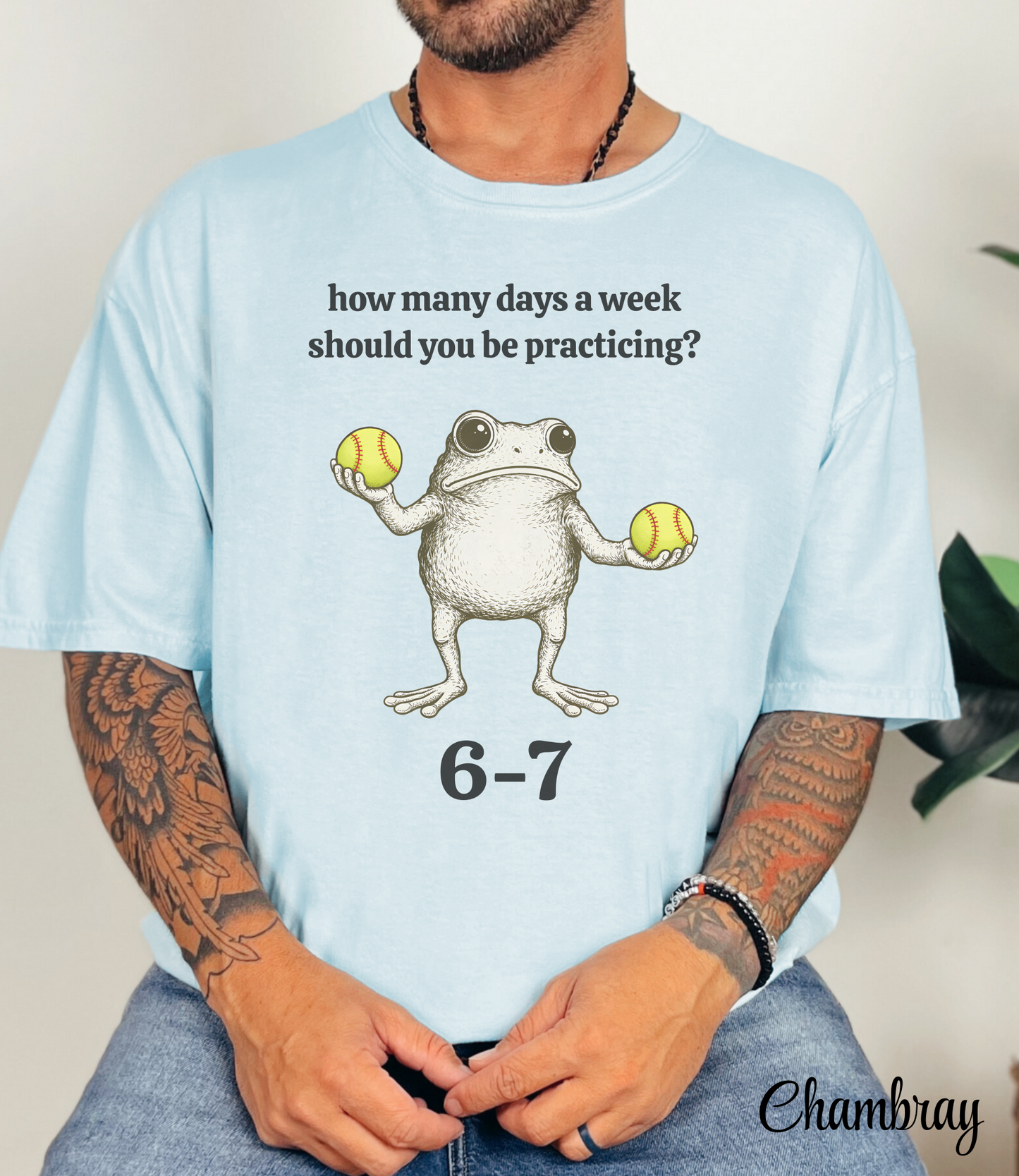 Funny Softball Shirt 6–7 Reps Practice Tee | Softball Humor T Shirt | Softball Player Shirt | Softball Gift