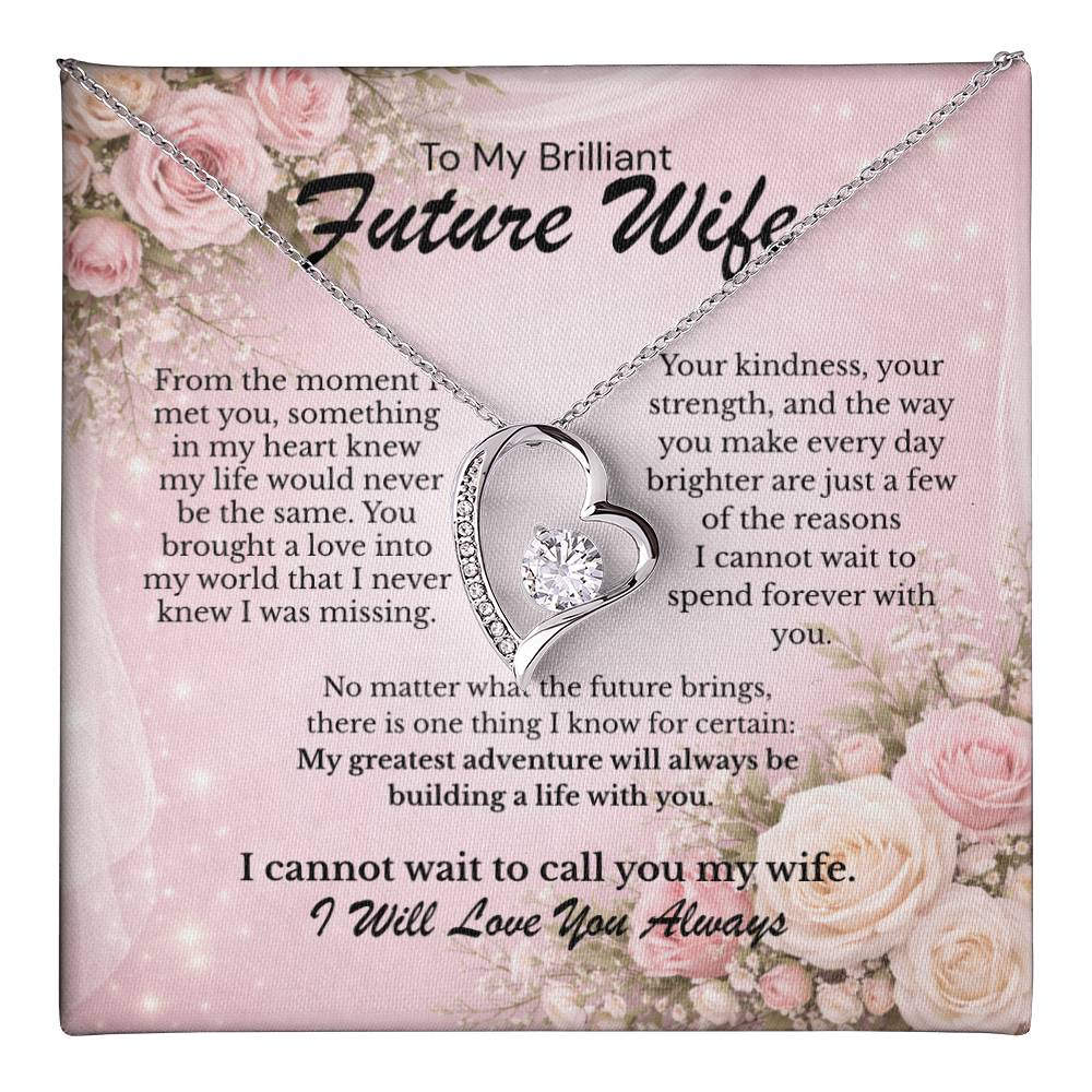 To My Brilliant Future Wife – You Are My Greatest Blessing 💖 | Romantic Necklace Gift