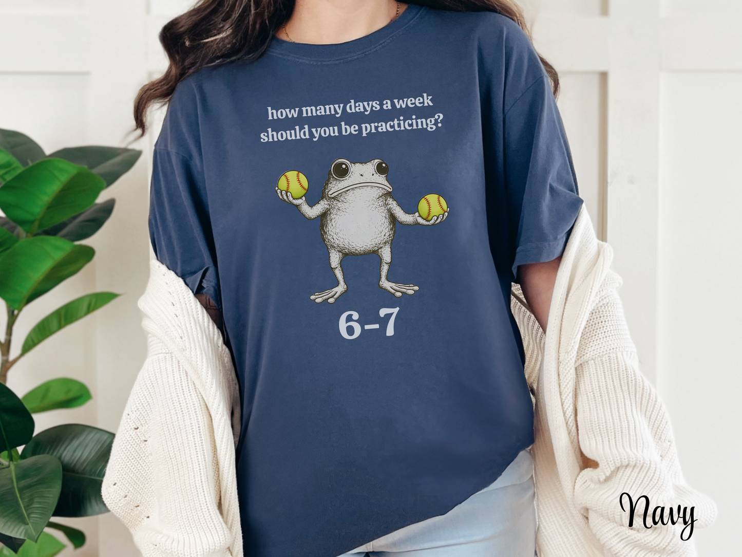 Funny Softball Shirt 6–7 Reps Practice Tee | Softball Humor T Shirt | Softball Player Shirt | Softball Gift