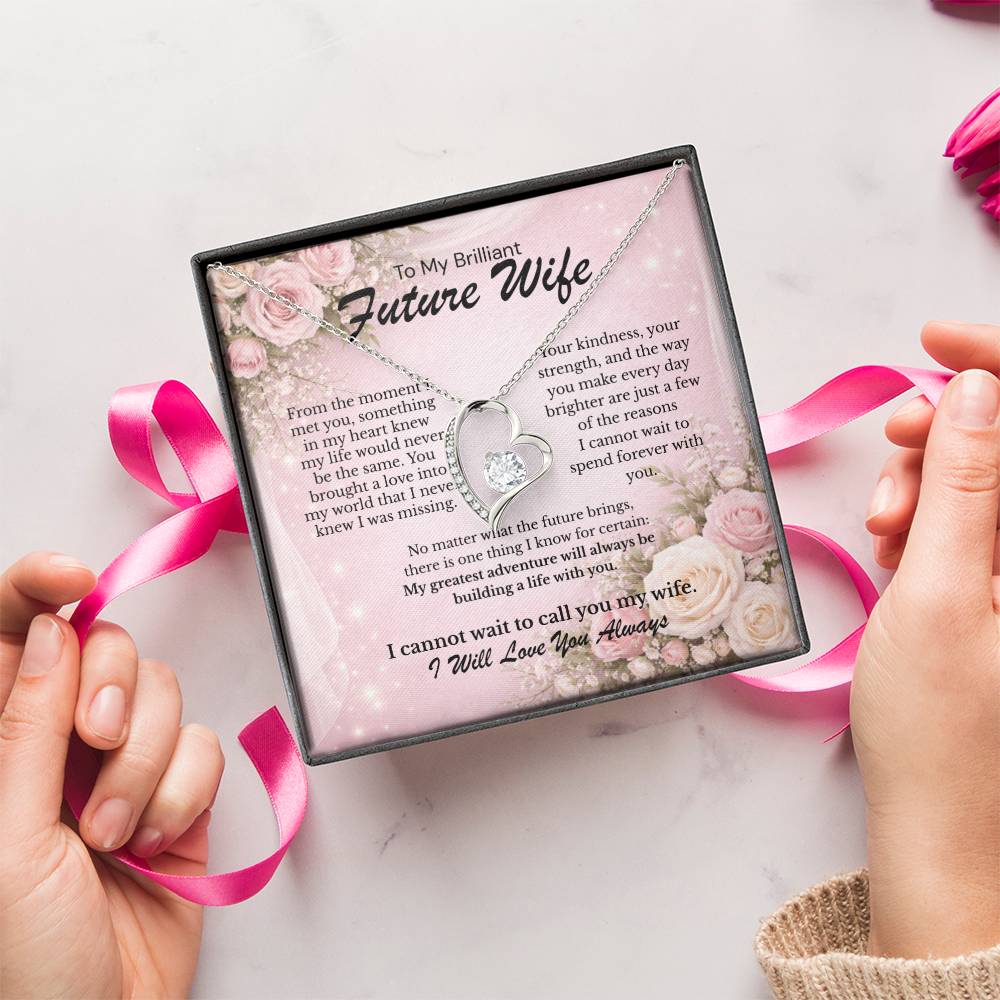 To My Brilliant Future Wife – You Are My Greatest Blessing 💖 | Romantic Necklace Gift