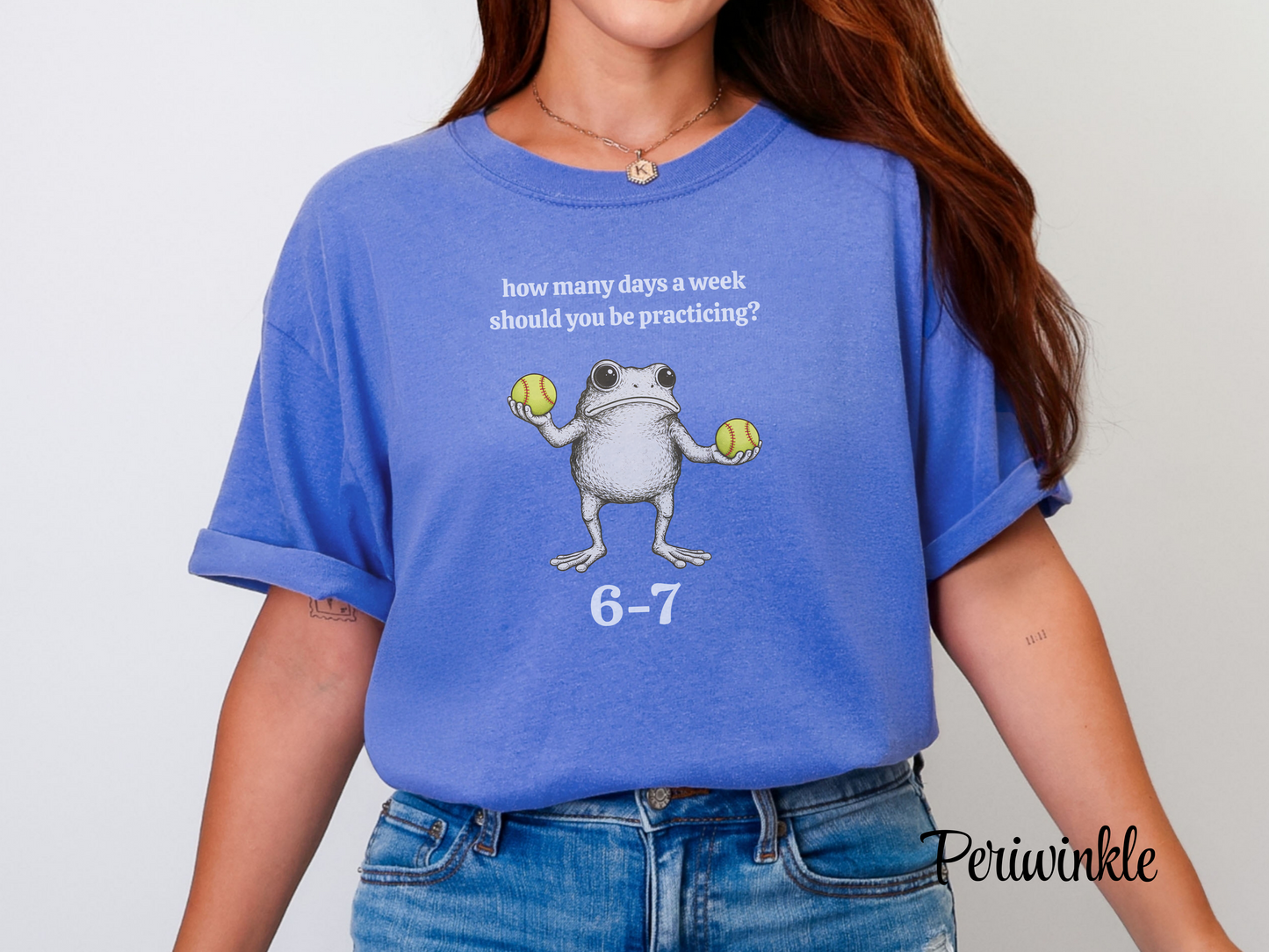 Funny Softball Shirt 6–7 Reps Practice Tee | Softball Humor T Shirt | Softball Player Shirt | Softball Gift