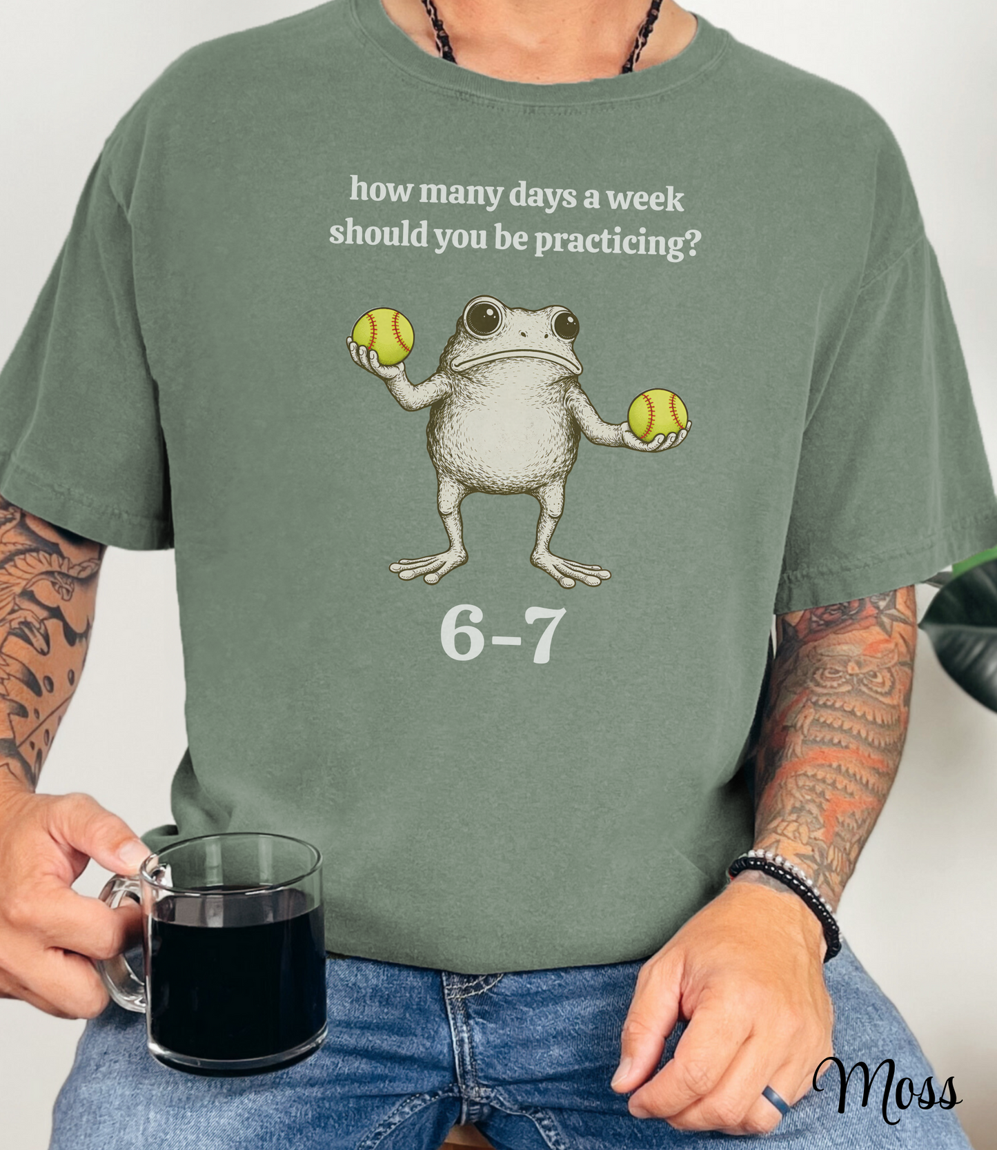 Funny Softball Shirt 6–7 Reps Practice Tee | Softball Humor T Shirt | Softball Player Shirt | Softball Gift