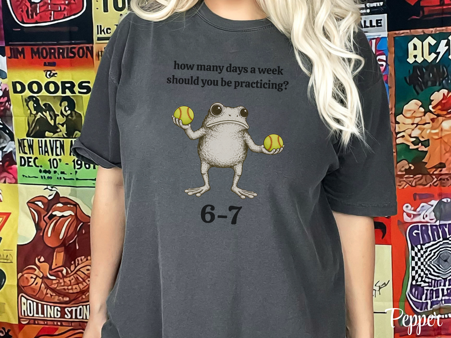 Funny Softball Shirt 6–7 Reps Practice Tee | Softball Humor T Shirt | Softball Player Shirt | Softball Gift