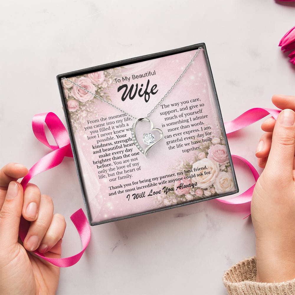 To My Beautiful Wife – I Will Love You Forever 💖 | Romantic Gift