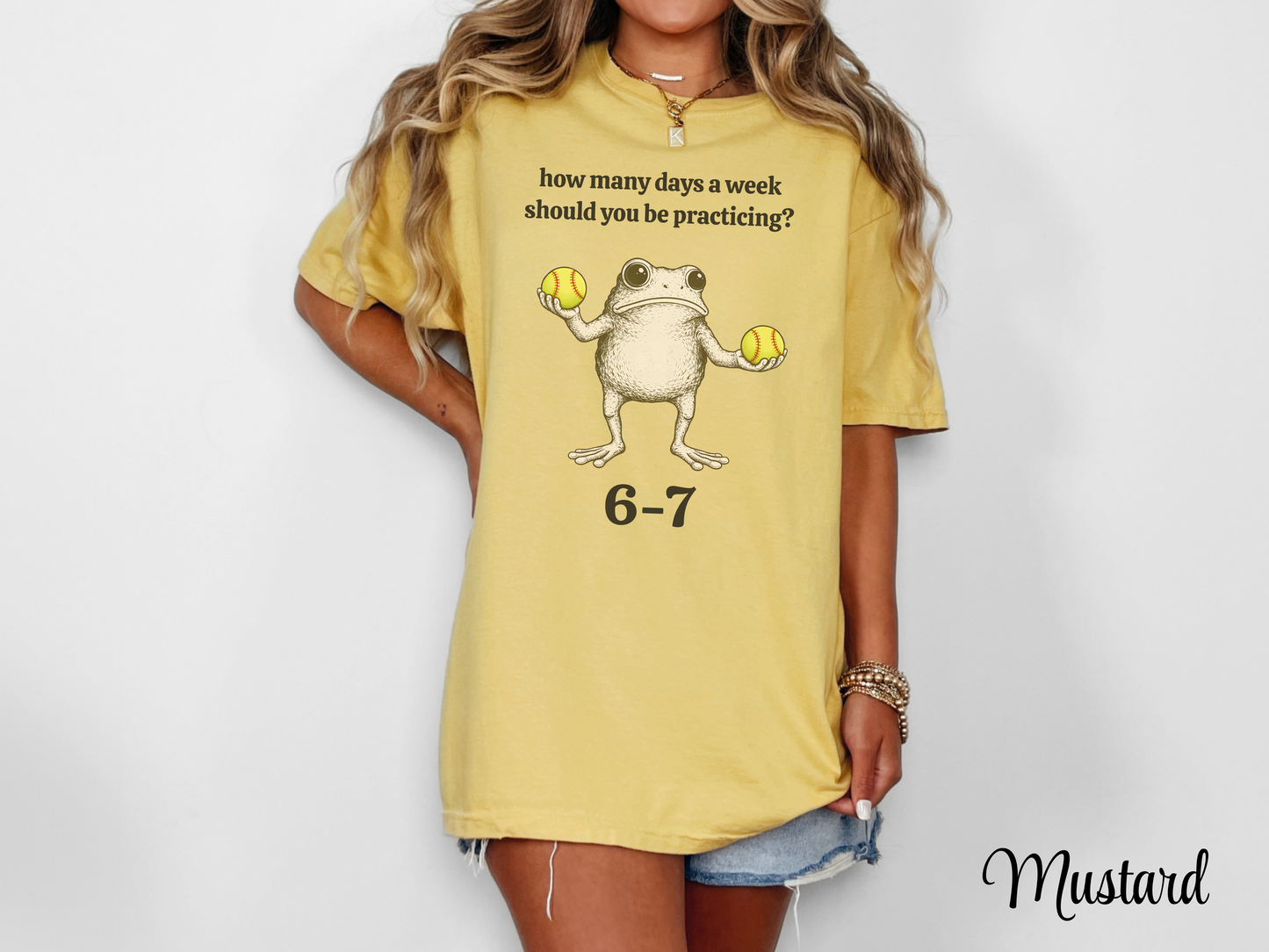 Funny Softball Shirt 6–7 Reps Practice Tee | Softball Humor T Shirt | Softball Player Shirt | Softball Gift