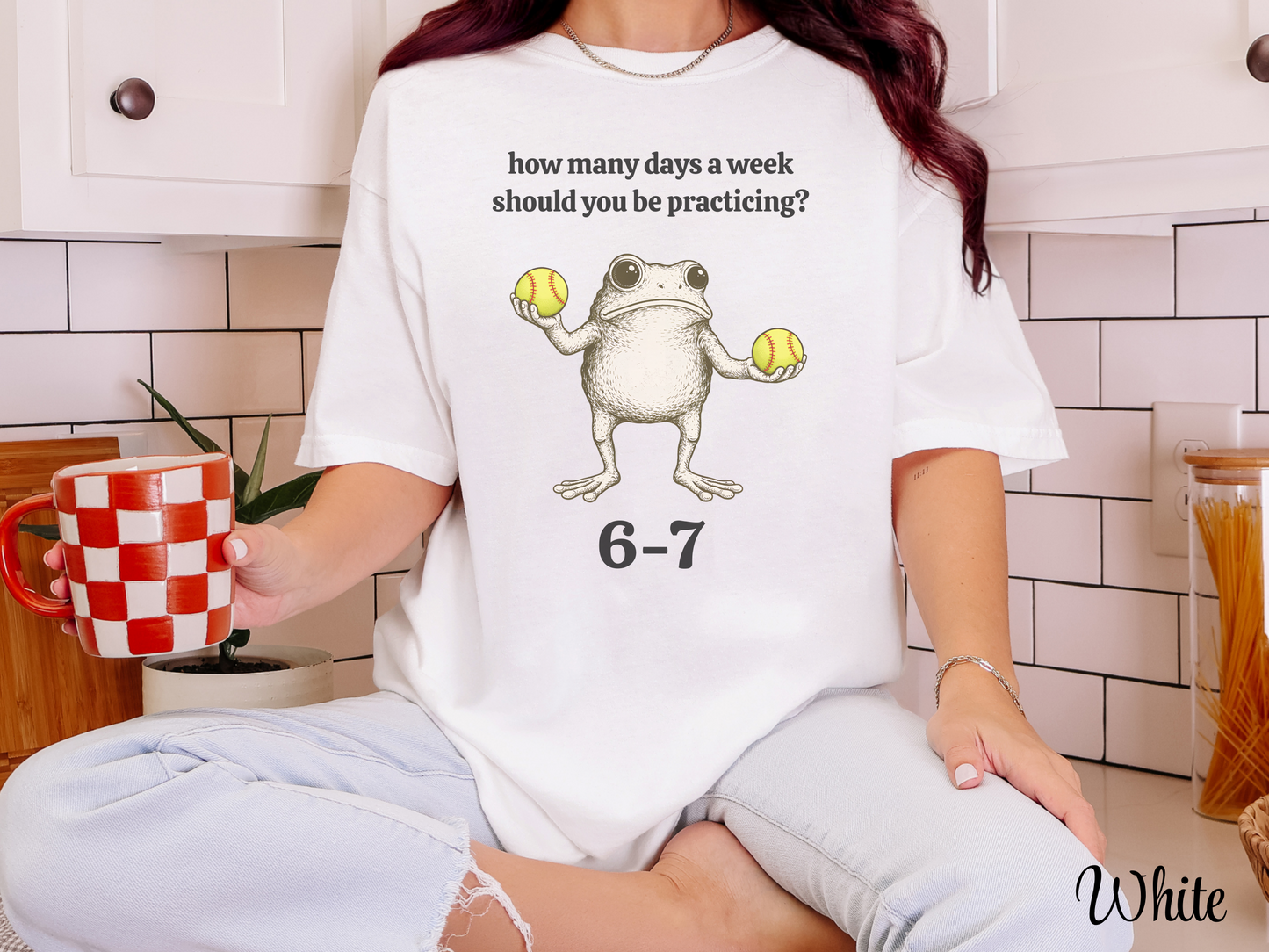 Funny Softball Shirt 6–7 Reps Practice Tee | Softball Humor T Shirt | Softball Player Shirt | Softball Gift