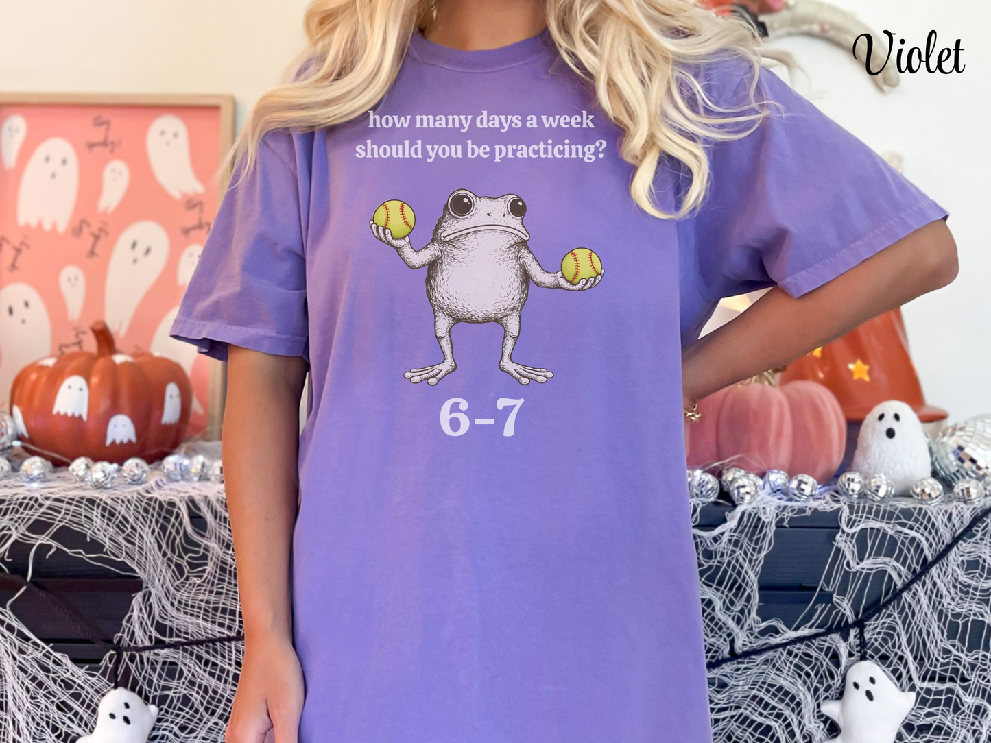 Funny Softball Shirt 6–7 Reps Practice Tee | Softball Humor T Shirt | Softball Player Shirt | Softball Gift