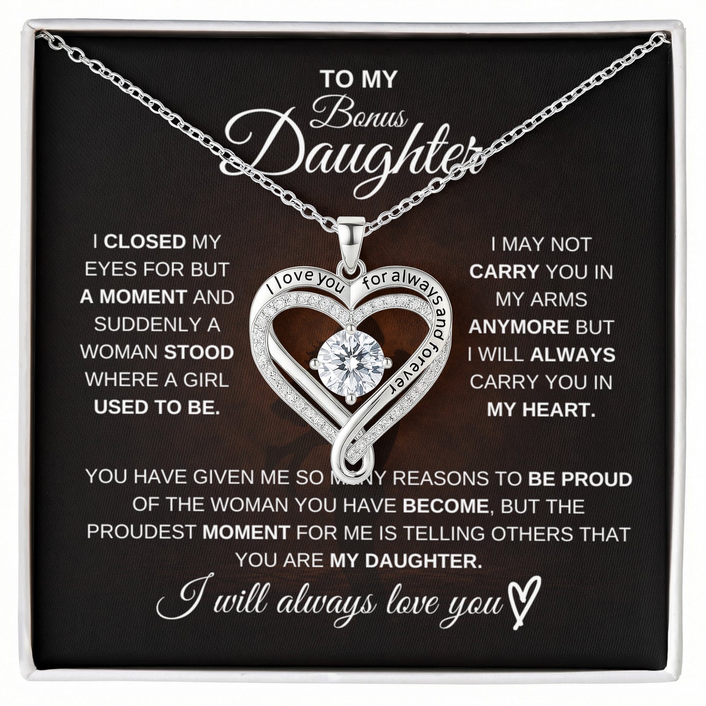 To My Bonus Daughter – I Will Always Be There for You 💖 | Gift from Dad