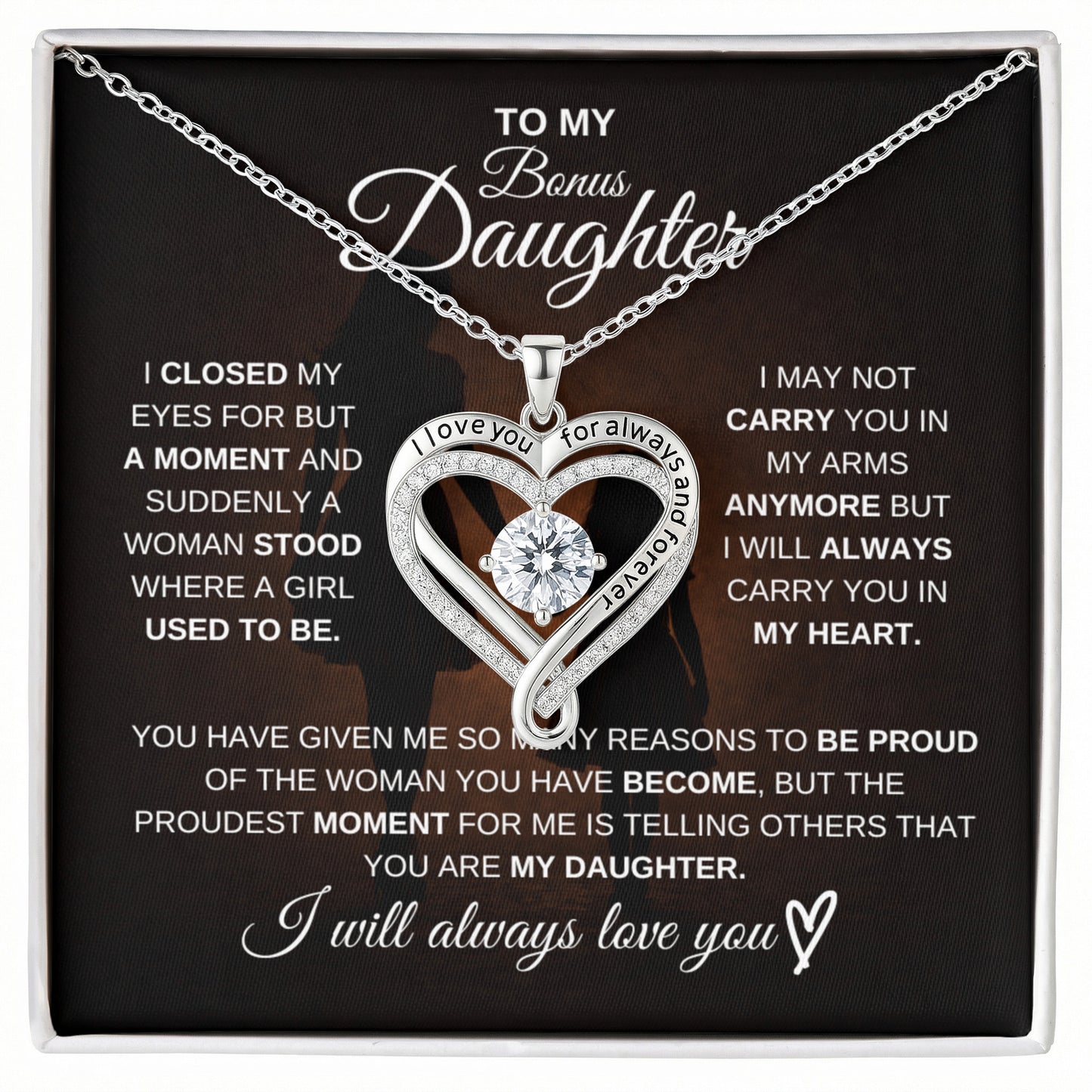 To My Bonus Daughter – I Will Always Be There for You 💖 | Gift from Mom