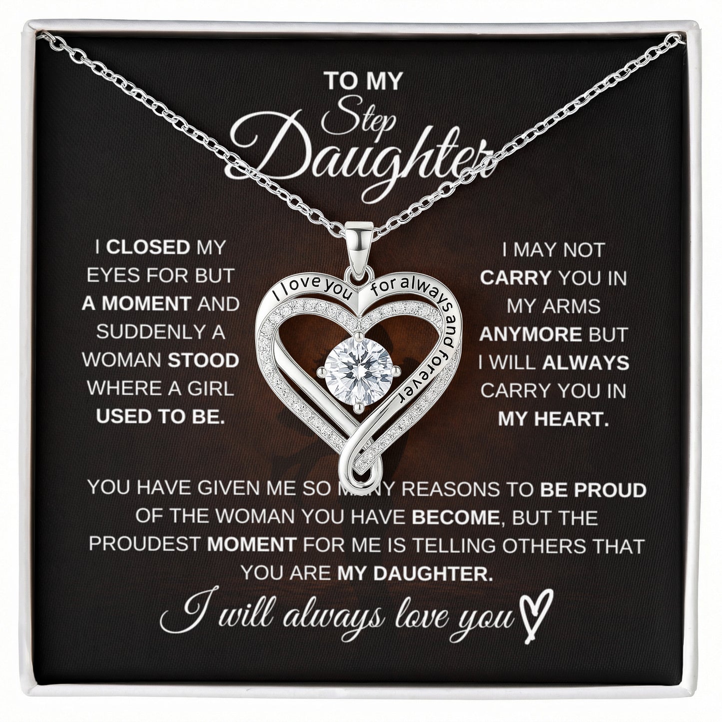 To My Stepdaughter – I Will Always Be There for You 💖 | Gift from Dad