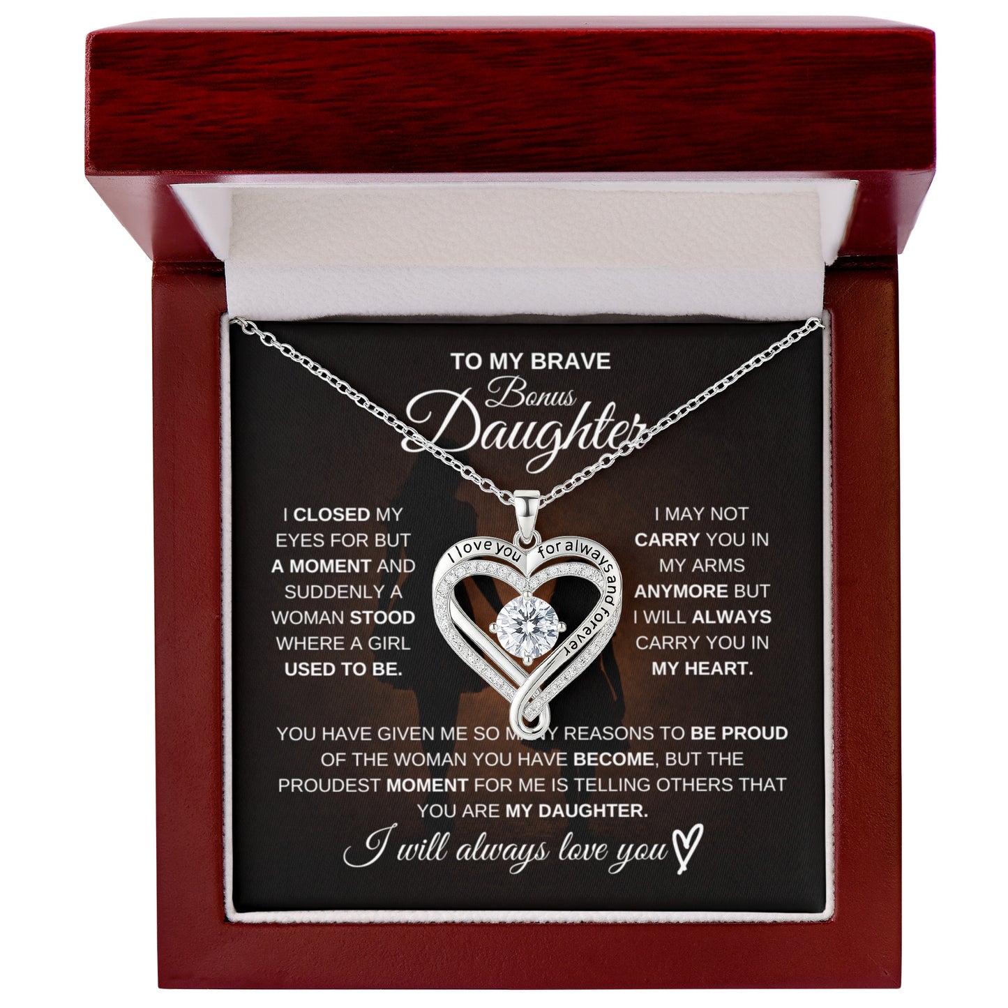 To My Brave Bonus Daughter – Never Forget How Strong You Are 💖 | Gift from Mom