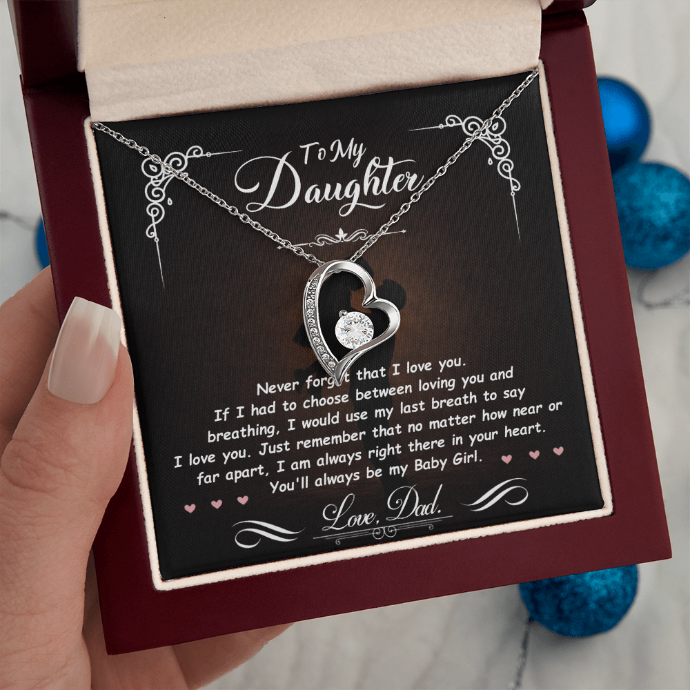To My Daughter – You Are My Greatest Gift 💖 | Necklace Gift from Dad