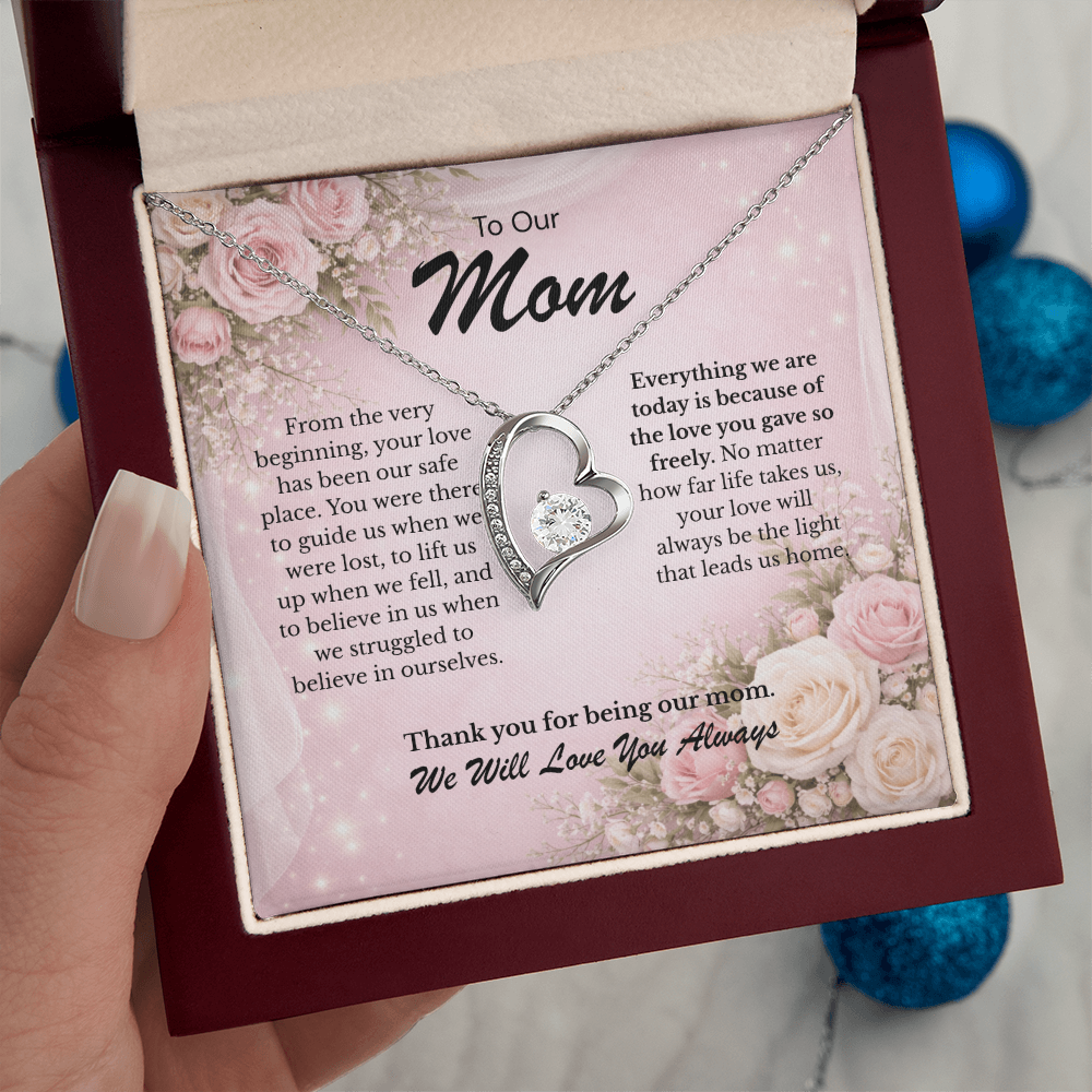 Jewelry gift for Mom - Forever Love Necklace from Her Children