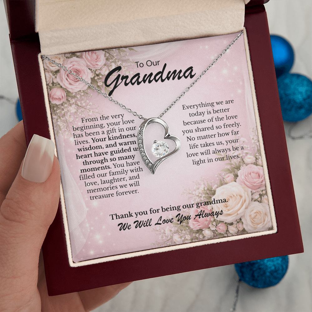 Jewelry gift for Grandma – You Are Our Heart - Sentimental Gift