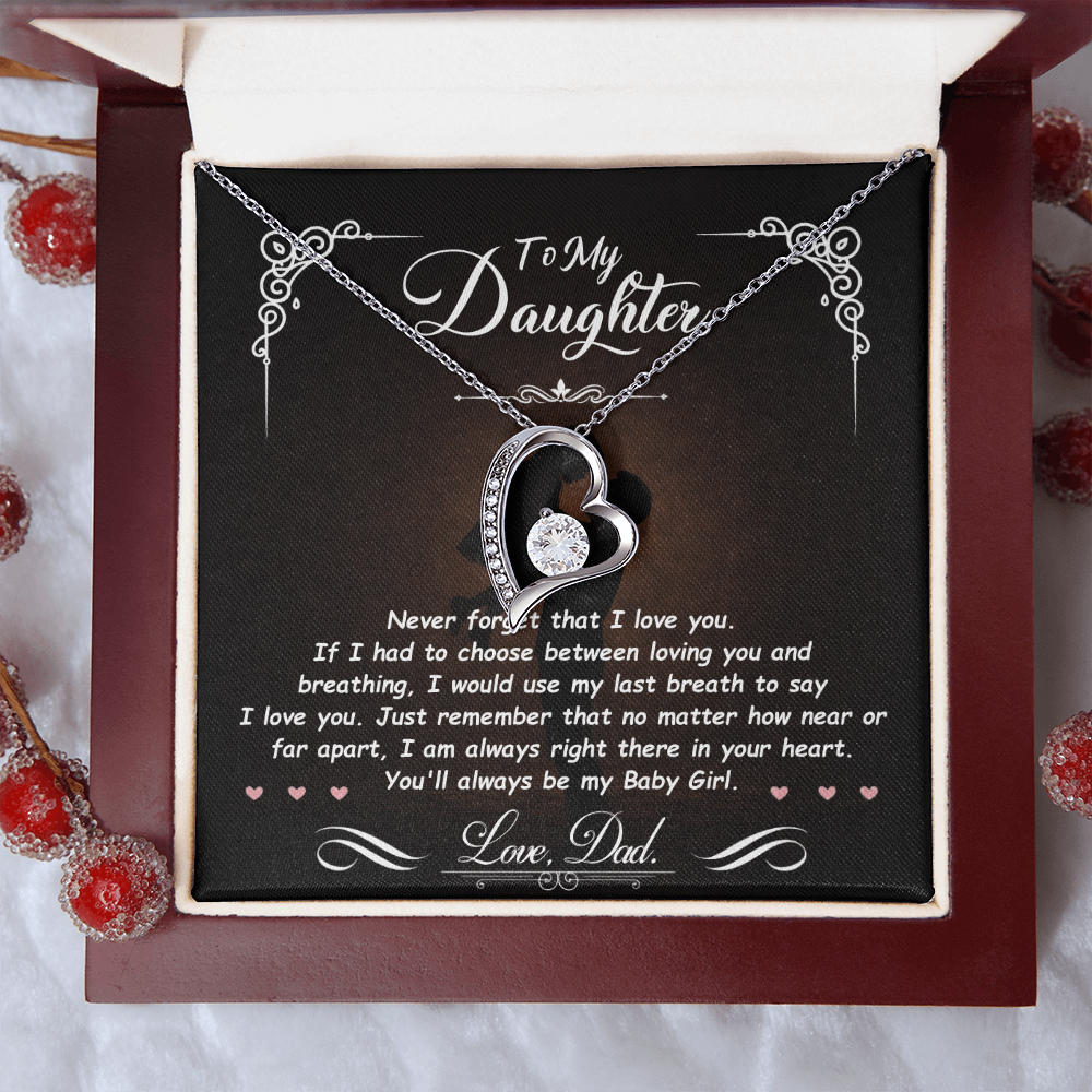 To My Daughter – You Are My Greatest Gift 💖 | Necklace Gift from Dad