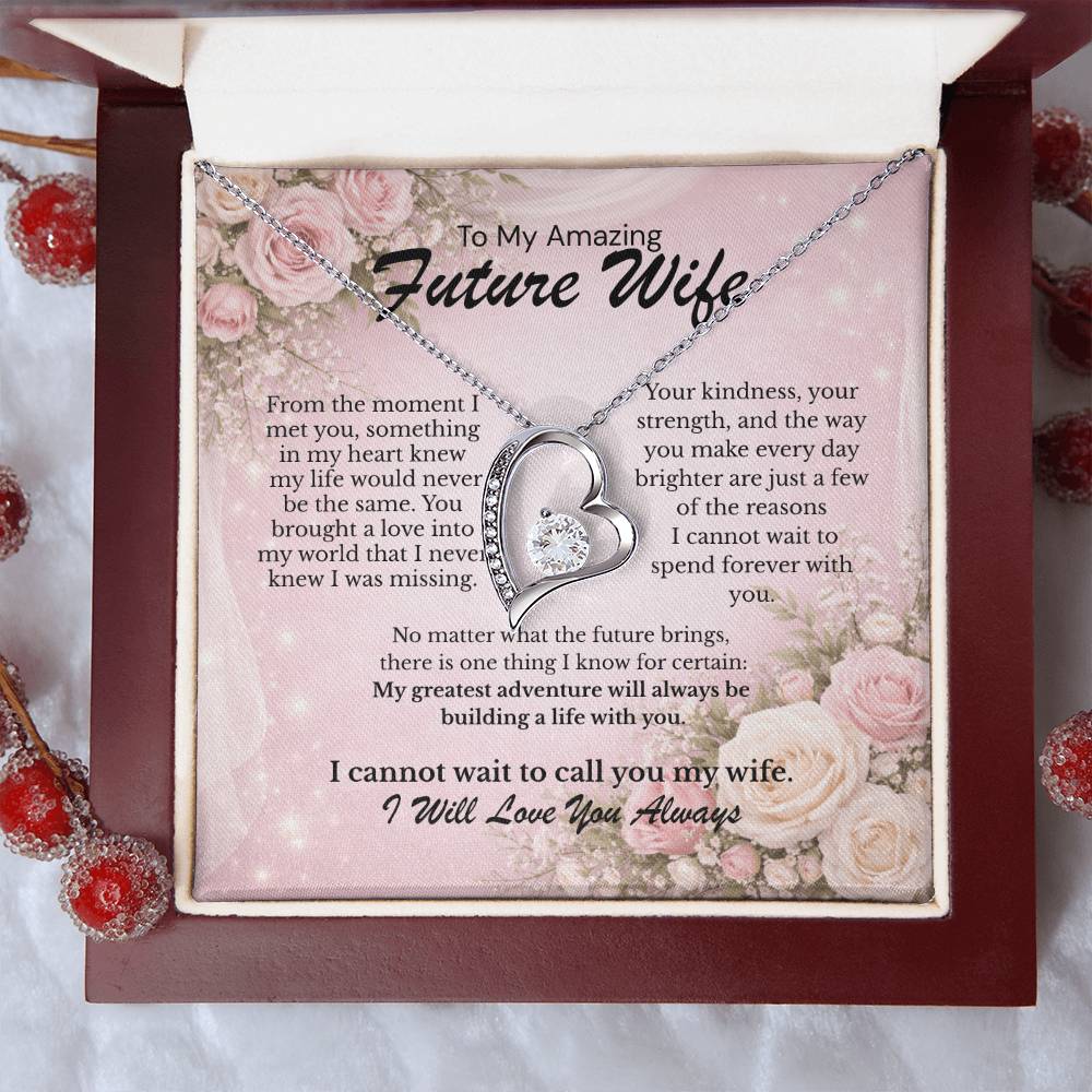 Amazing Future Wife necklace gift - Forever Love Necklace