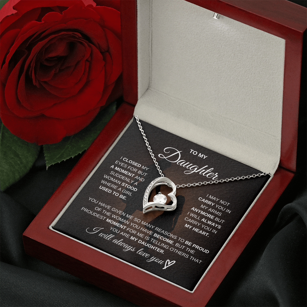 To My Daughter – I Will Always Be There for You 💖 | Necklace Gift from Mom