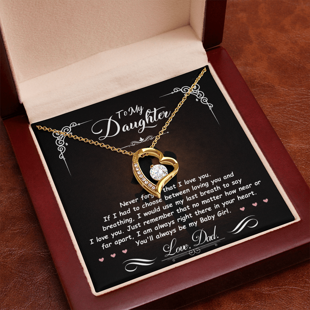 To My Daughter – You Are My Greatest Gift 💖 | Necklace Gift from Dad