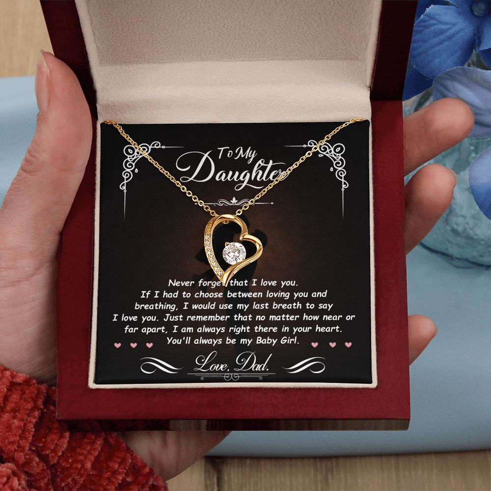To My Daughter – You Are My Greatest Gift 💖 | Necklace Gift from Dad