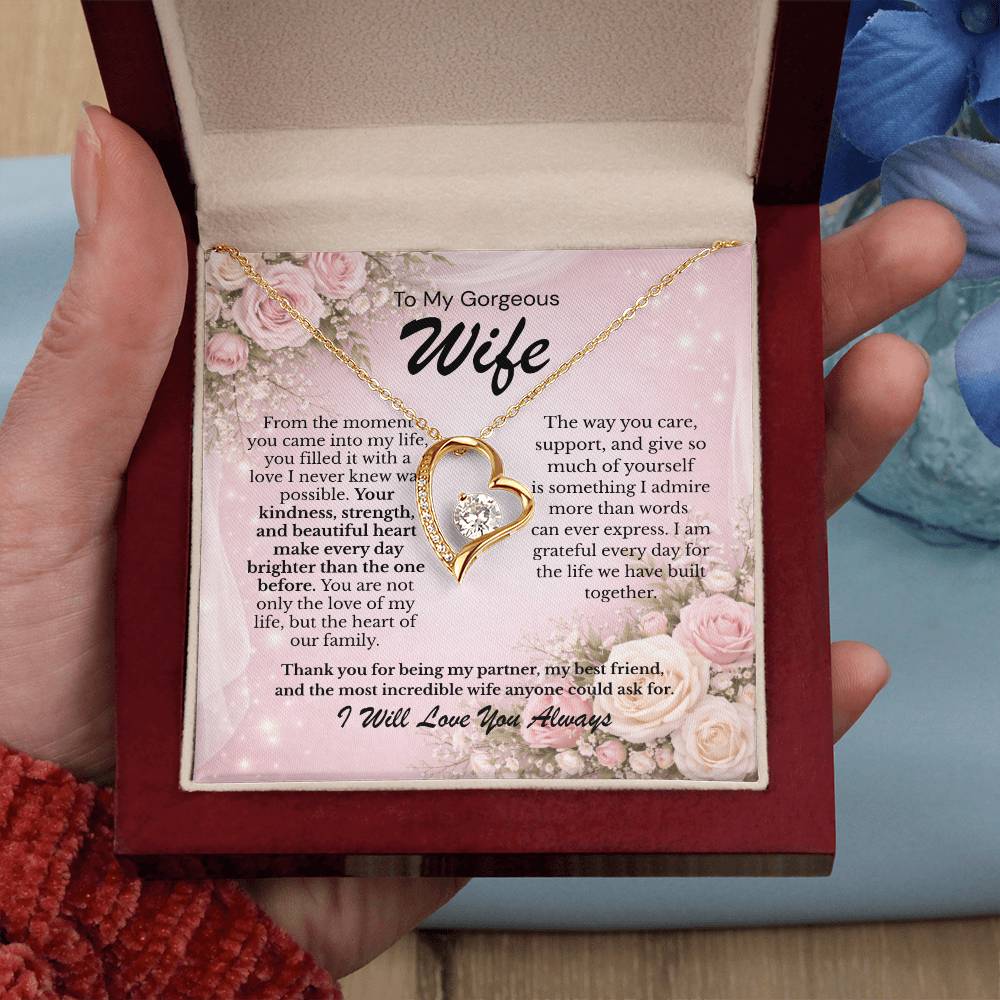 Gorgeous Wife gift featuring Forever Love Necklace