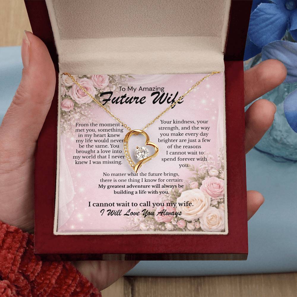 Amazing Future Wife gift featuring Forever Love Necklace