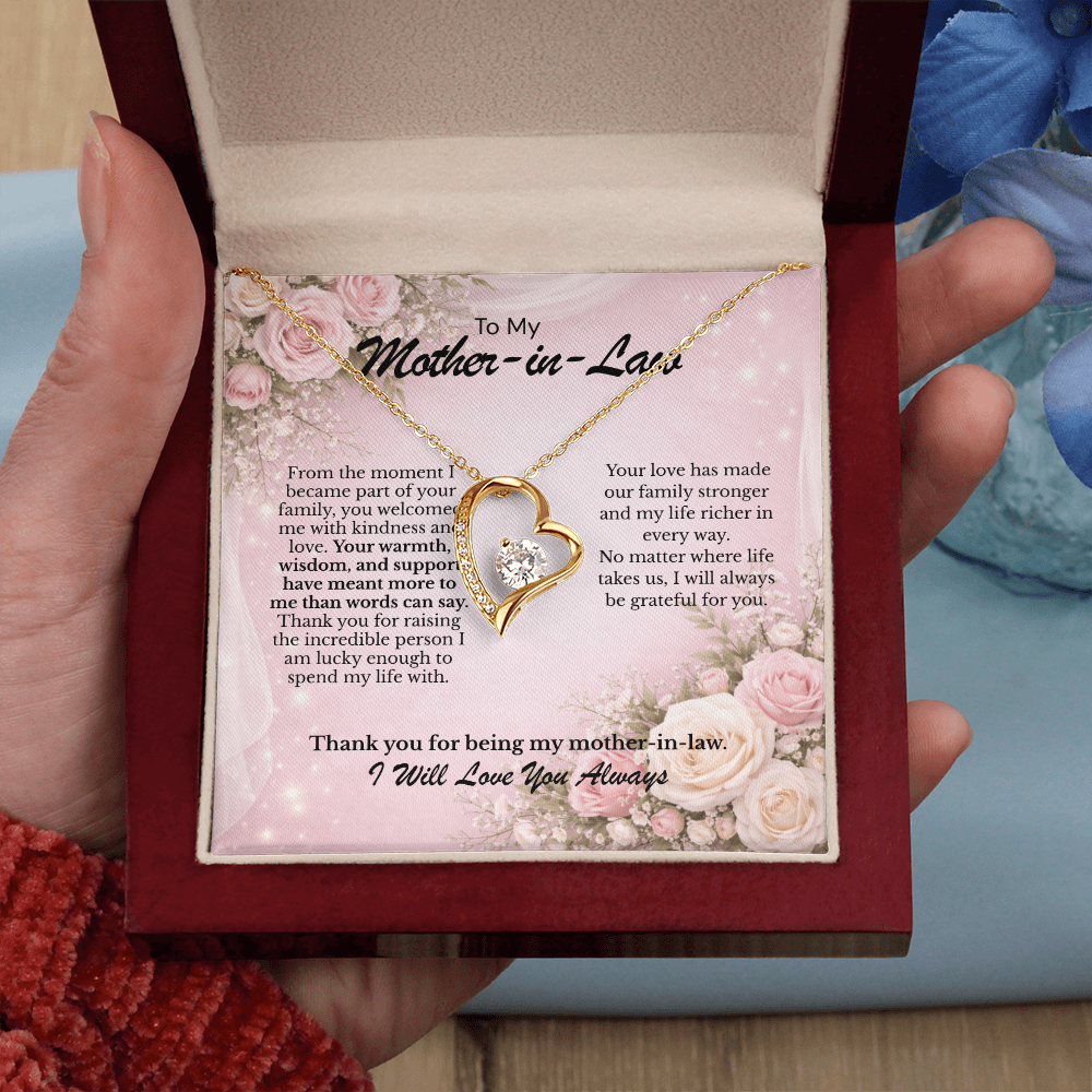 Mother-in-Law gift featuring Forever Love Necklace Gift