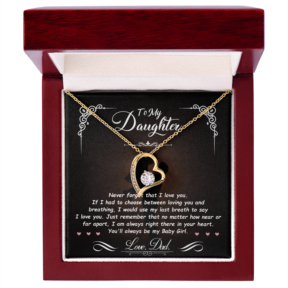 To My Daughter – You Are My Greatest Gift 💖 | Necklace Gift from Dad