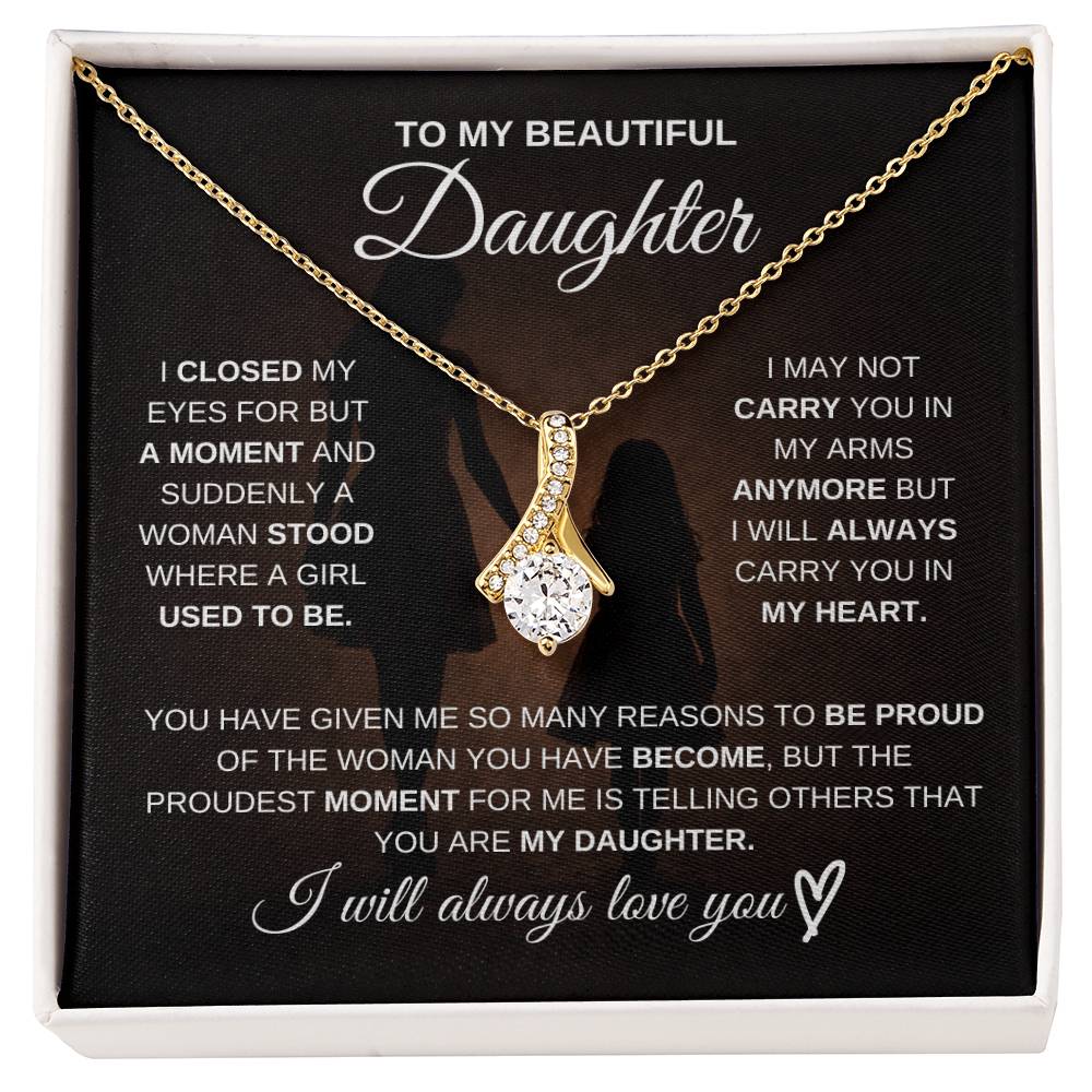 To My Beautiful Daughter – You Are My Greatest Gift 💖 | Necklace Gift from Mom