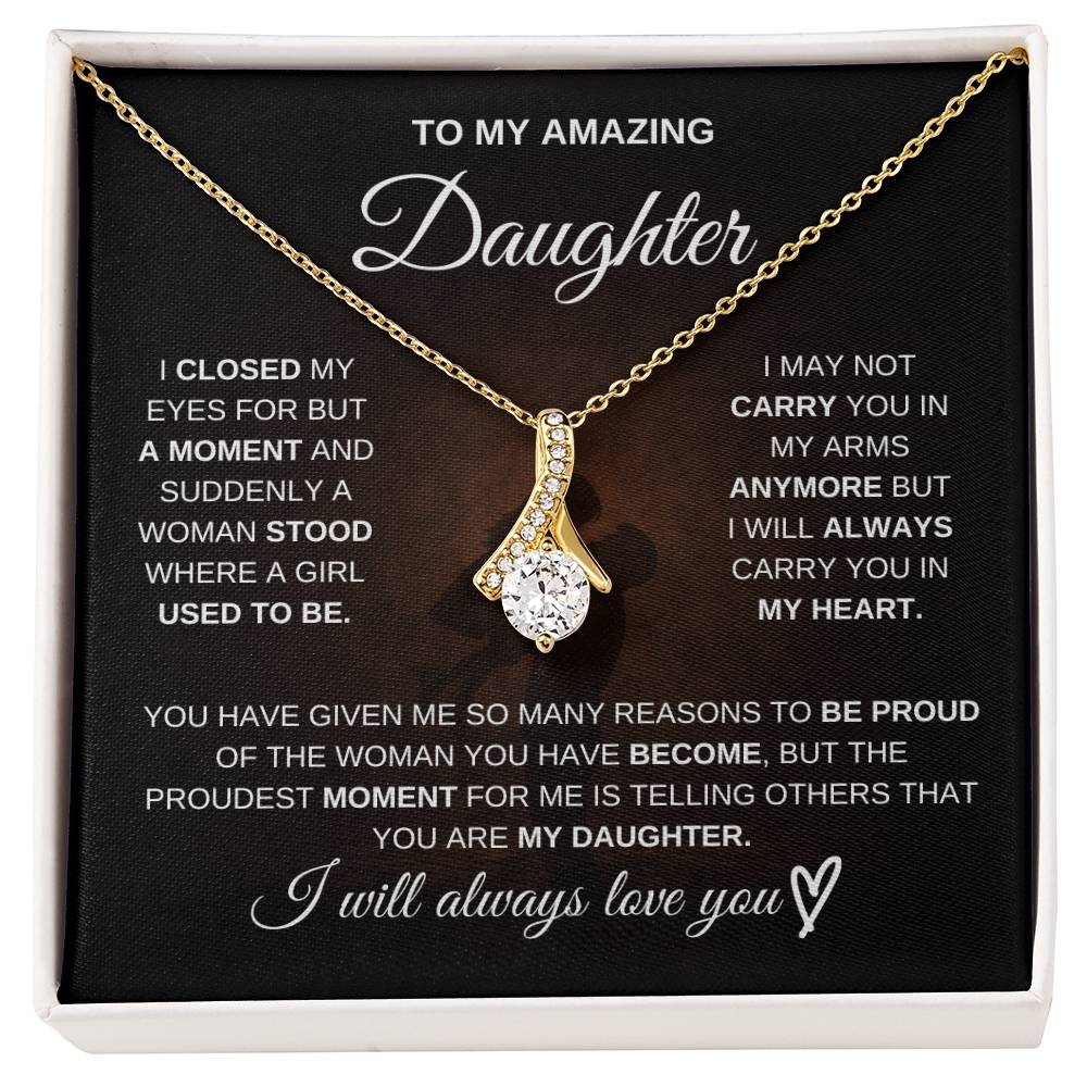 To My Amazing Daughter – You Mean Everything to Me 💖 | Necklace Gift from Dad