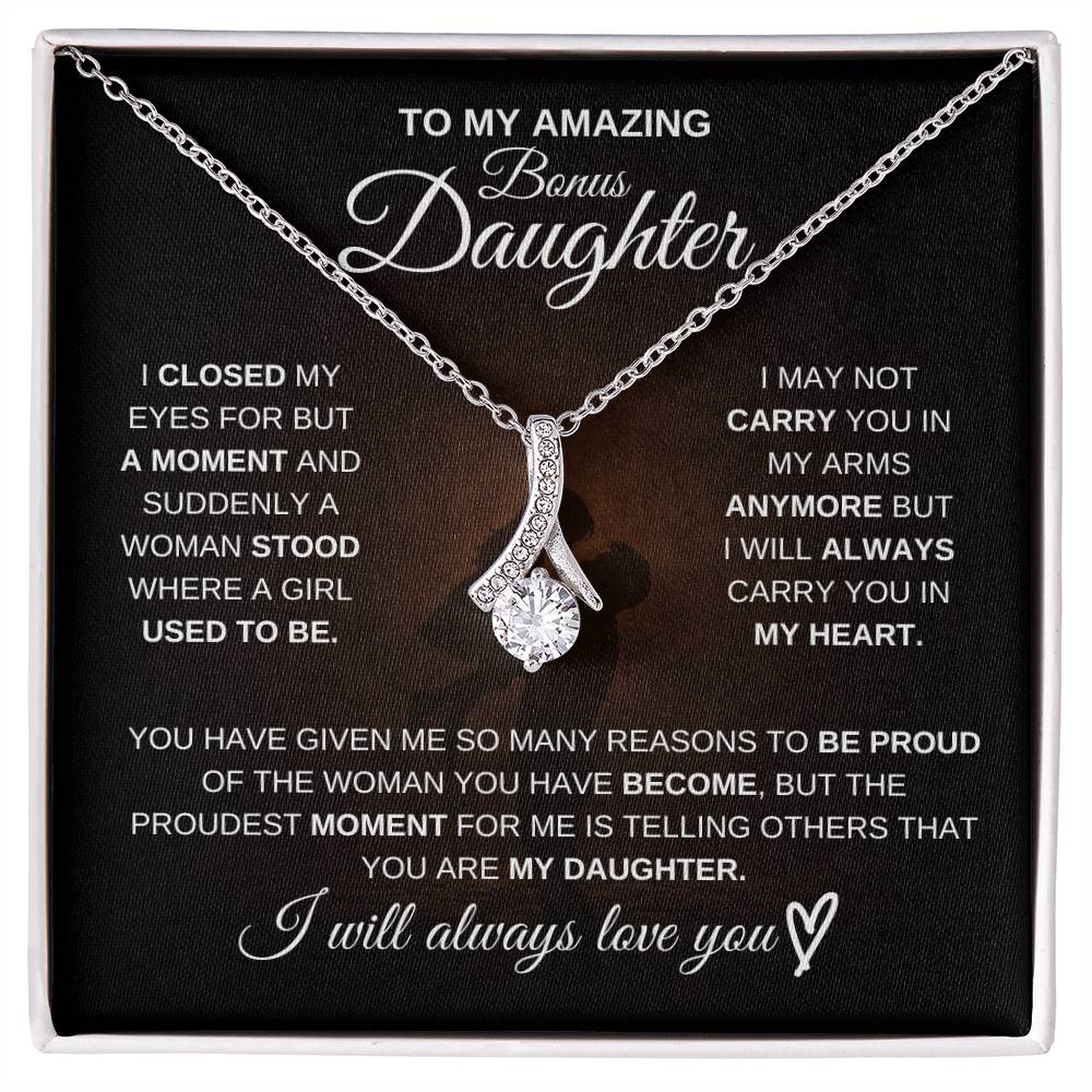 To My Amazing Bonus Daughter – You Mean Everything to Me 💖 | Gift from Dad