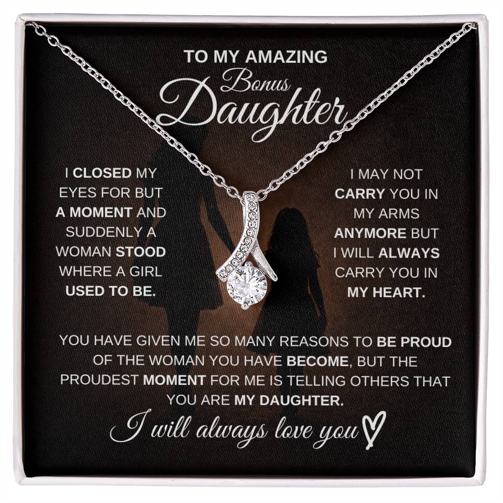 To My Amazing Bonus Daughter – You Mean Everything to Me 💖 | Gift from Mom