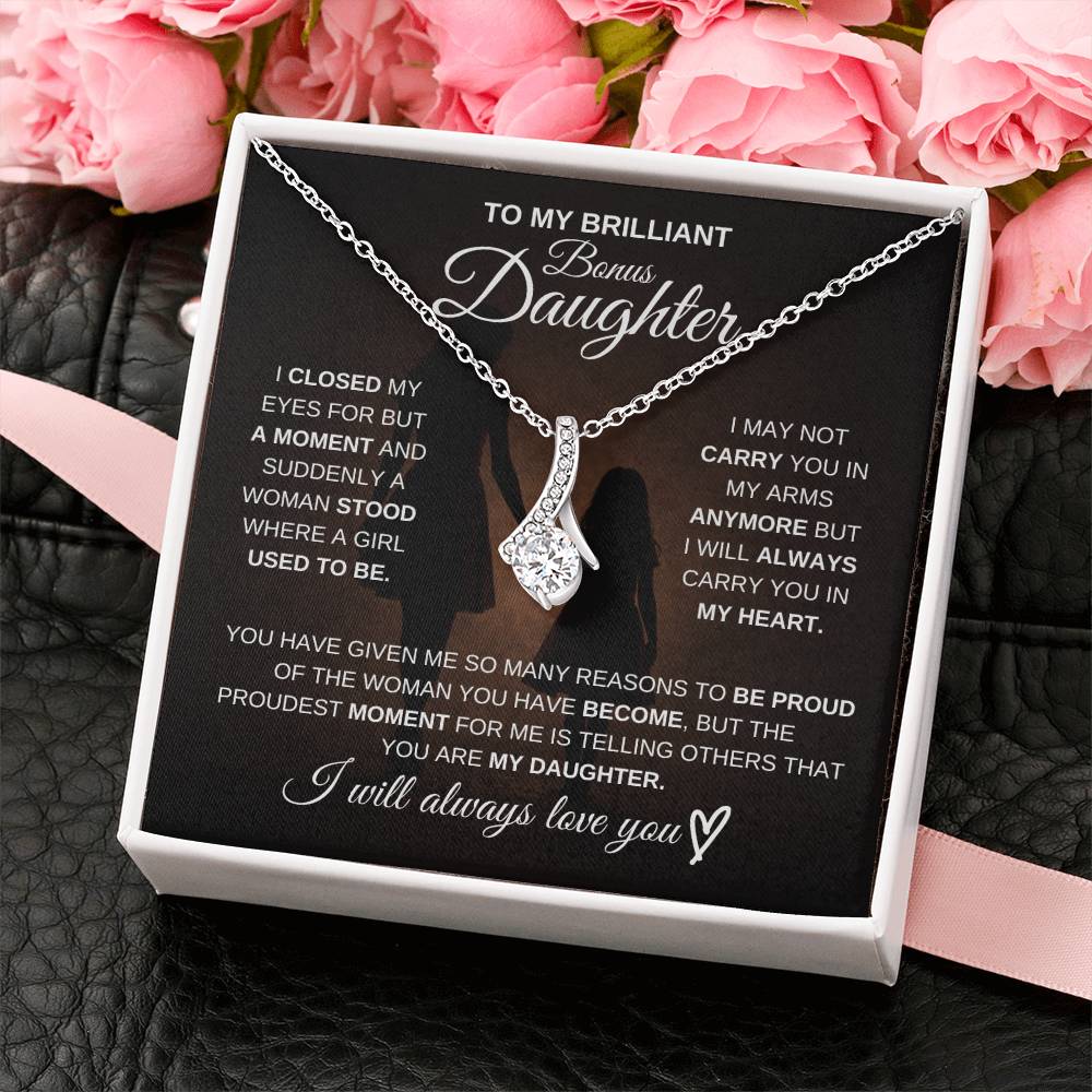 To My Brilliant Bonus Daughter – I’m So Proud of You 💖 | Gift from Mom