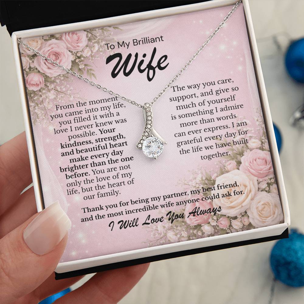 To My Brilliant Wife – You Mean Everything to Me 💖 | Romantic Gift