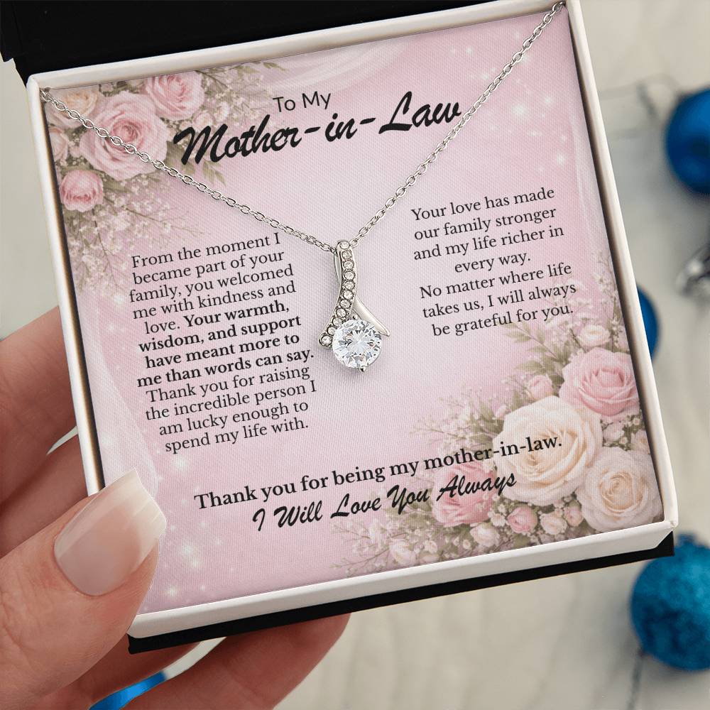 To My Mother-in-Law – Thank You for Raising the Love of My Life 💖 | Sentimental Gift