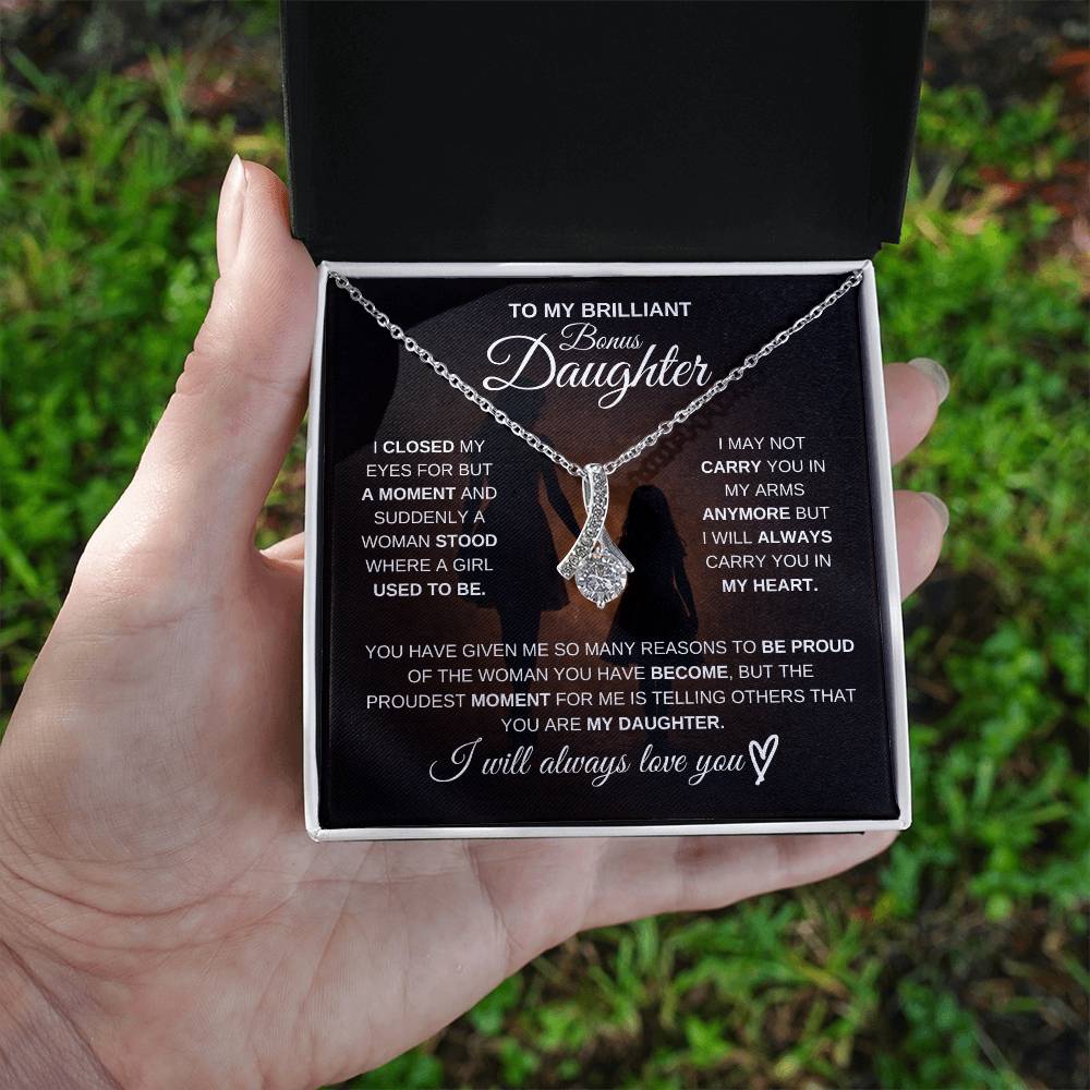 To My Brilliant Bonus Daughter – I’m So Proud of You 💖 | Gift from Mom