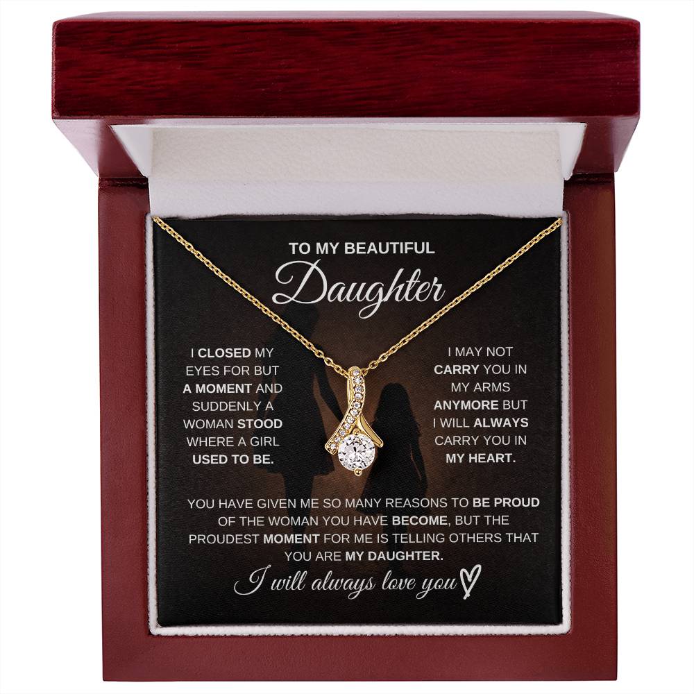 To My Beautiful Daughter – You Are My Greatest Gift 💖 | Necklace Gift from Mom
