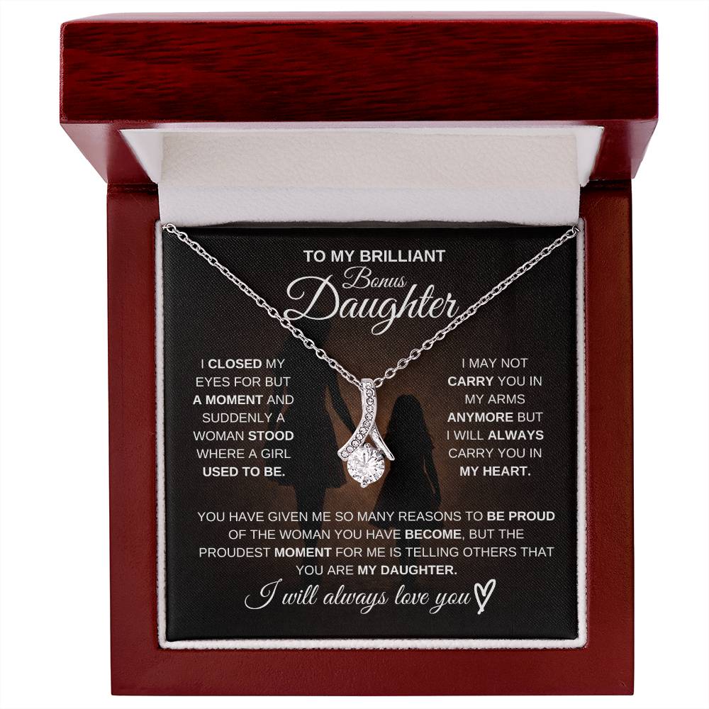 To My Brilliant Bonus Daughter – I’m So Proud of You 💖 | Gift from Mom