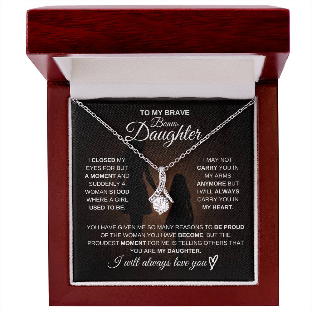 To My Brave Bonus Daughter – Never Forget How Strong You Are 💖 | Gift from Mom