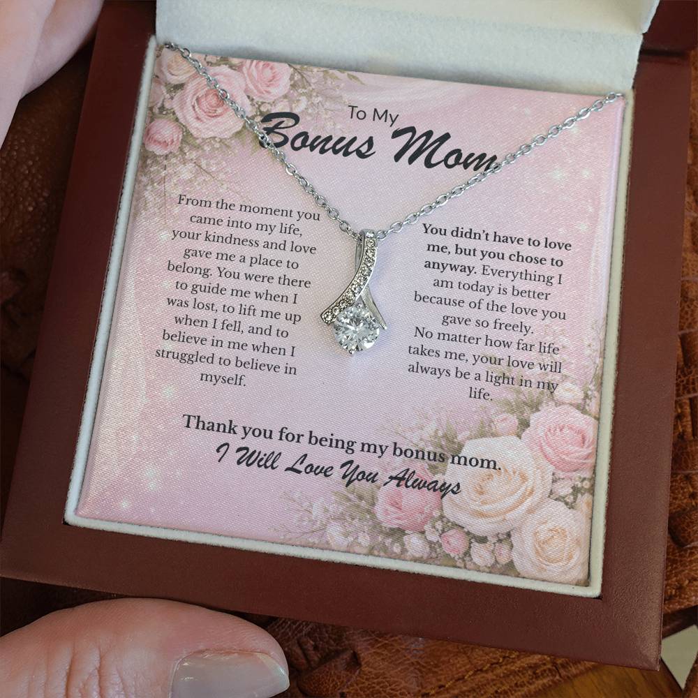 To My Bonus Mom – Thank You for Loving Me as Your Own 💖 | Sentimental Gift