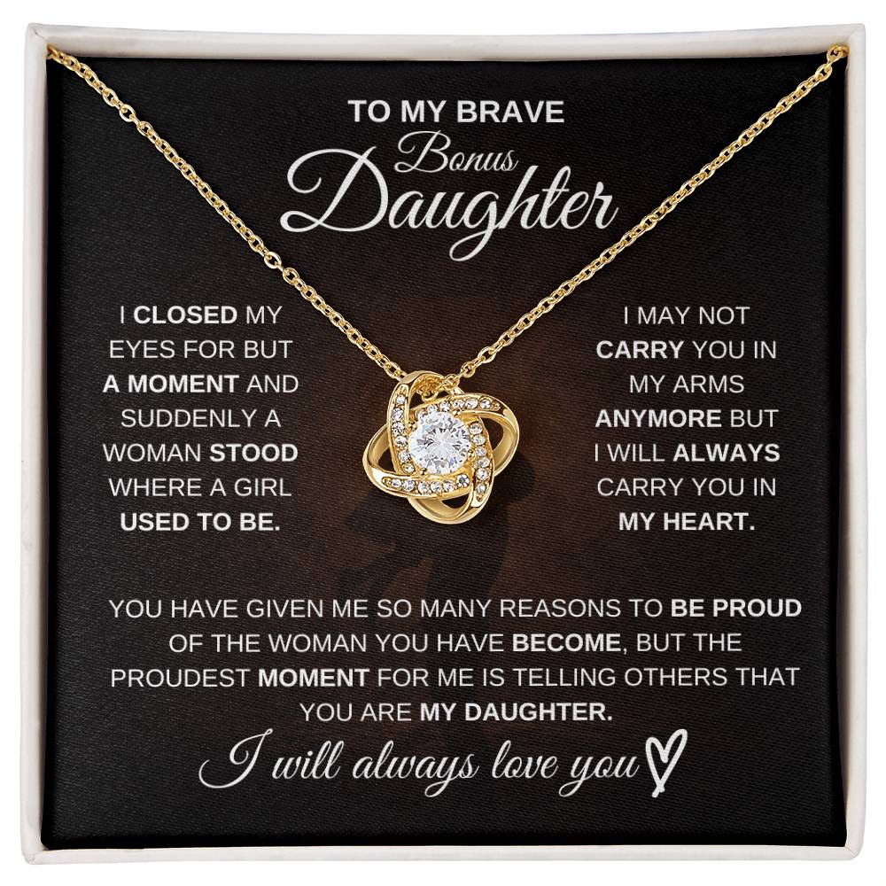 To My Brave Bonus Daughter – Never Forget How Strong You Are 💖 | Gift from Dad