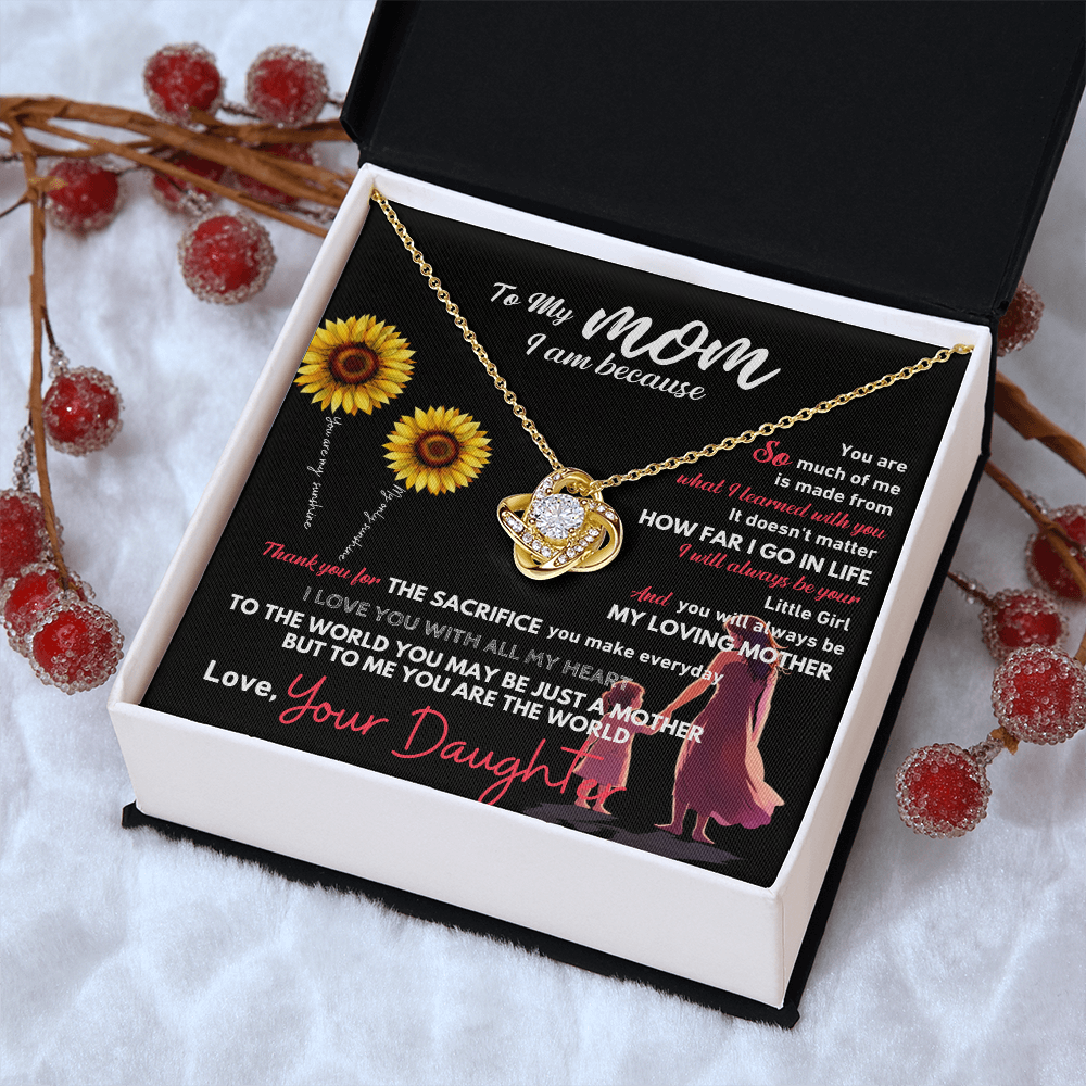 To My Mom – I Am Because of You 💖 | Gift from Daughter